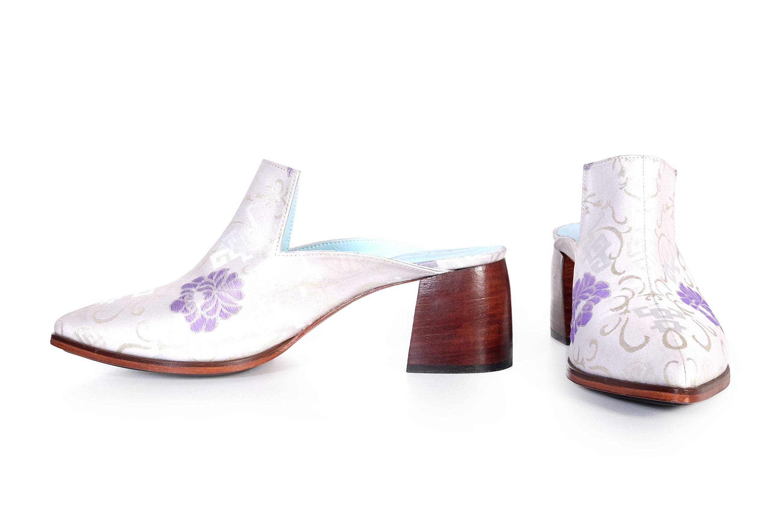 Handmade Mules Flower