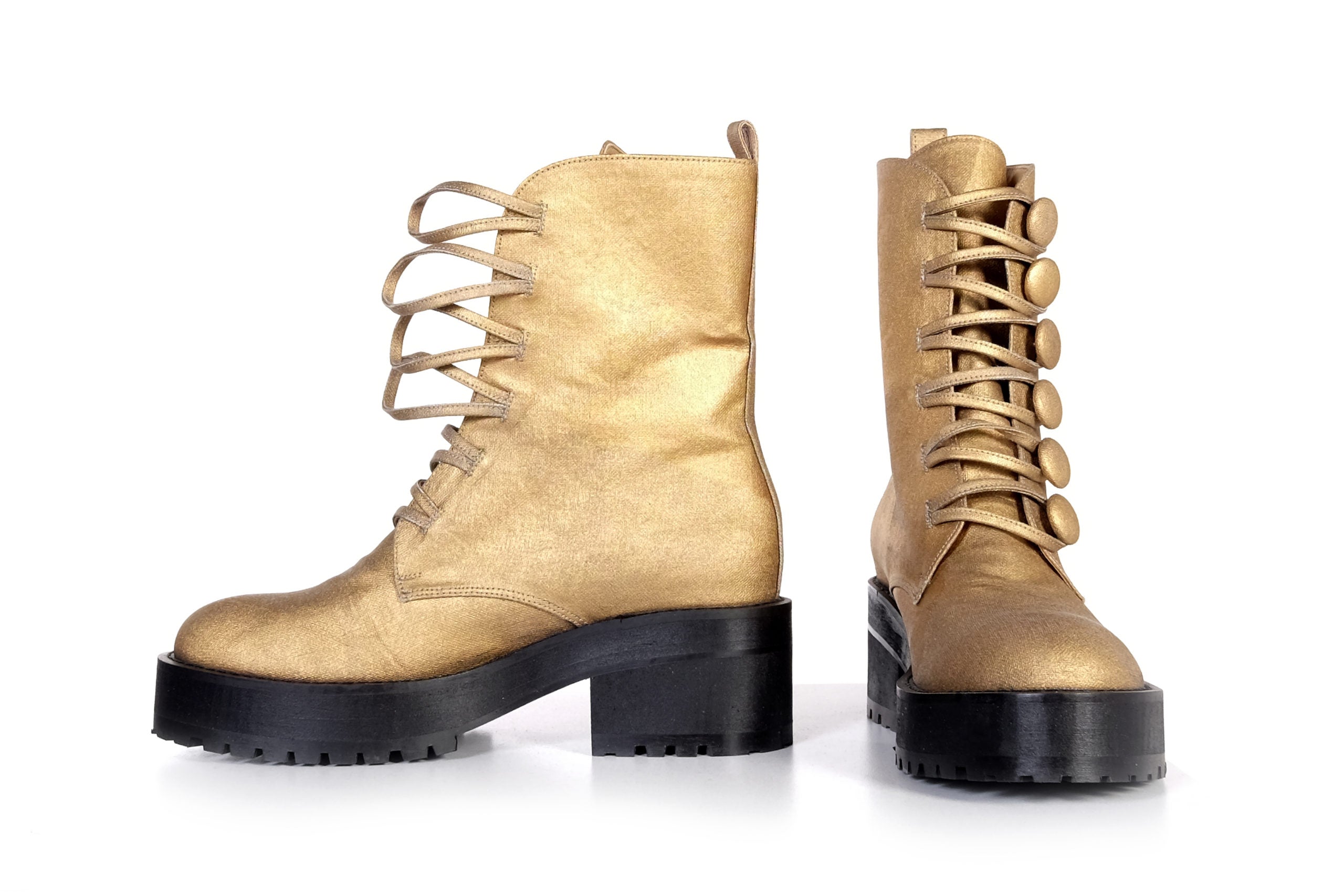 Handmade Boots Gold
