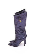 Lade das Bild in den Galerie-Viewer, Blue Boots with Logo
