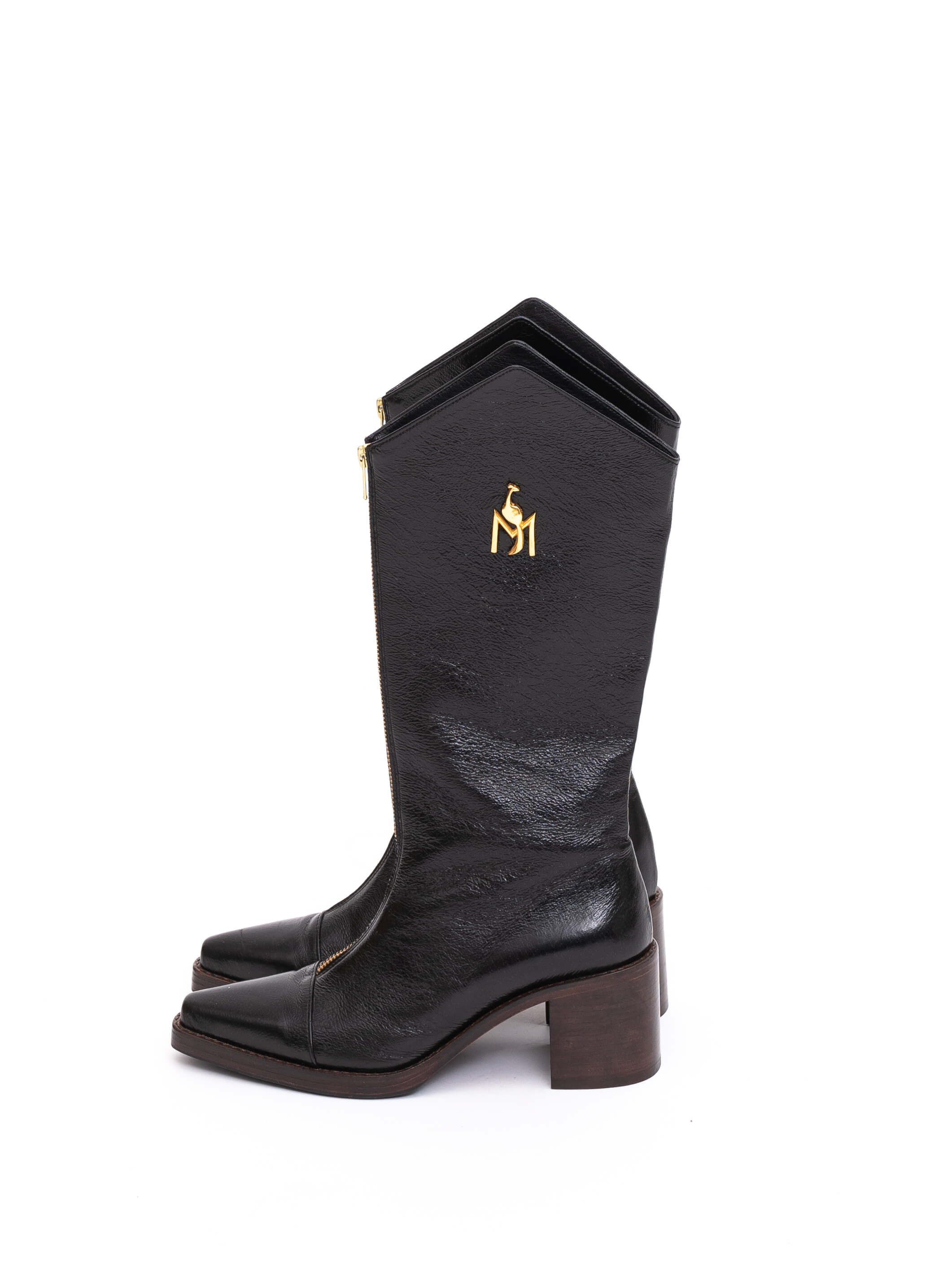 Handmade Boots Black Logo