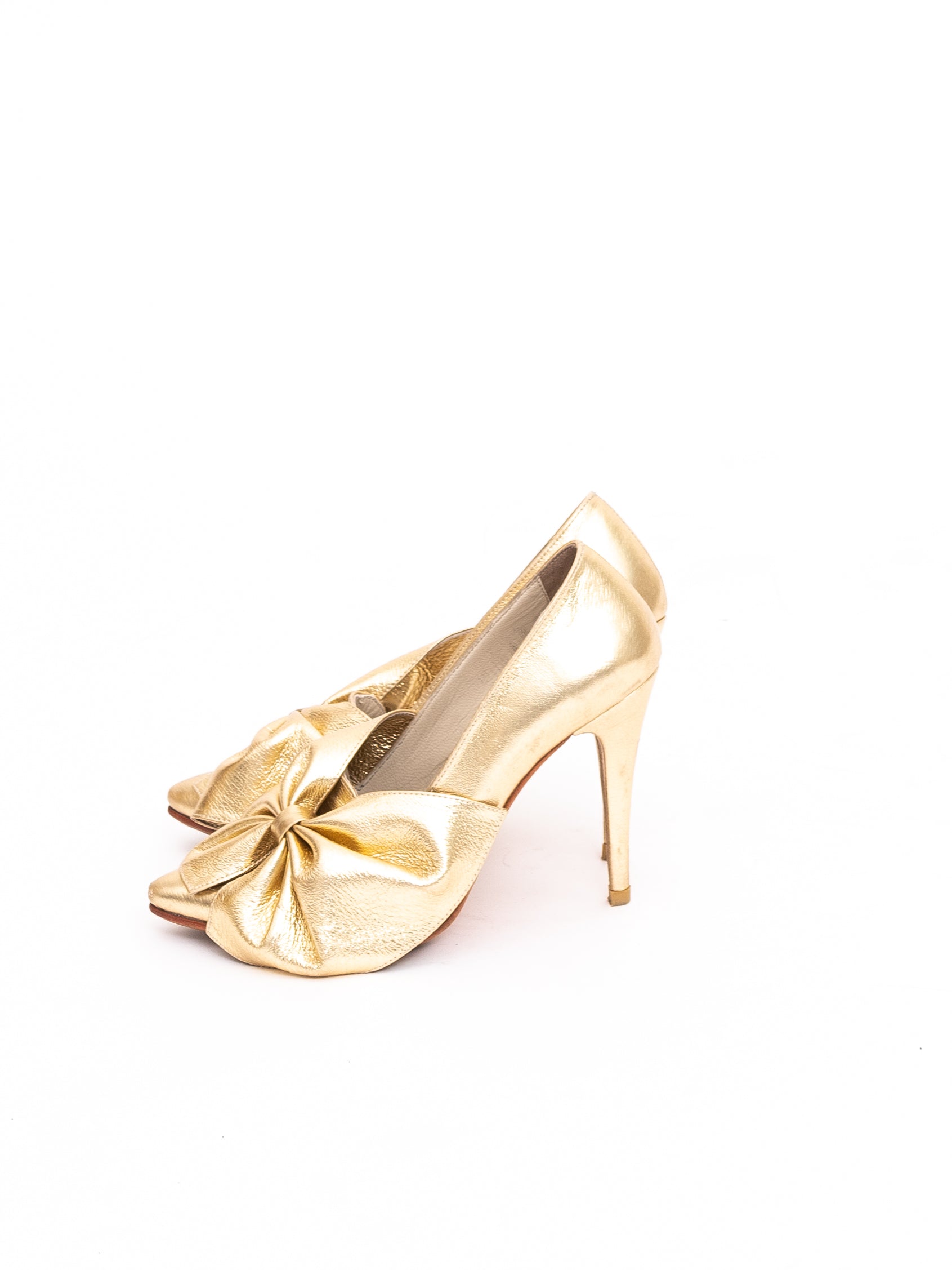 Handmade Pumps Gold