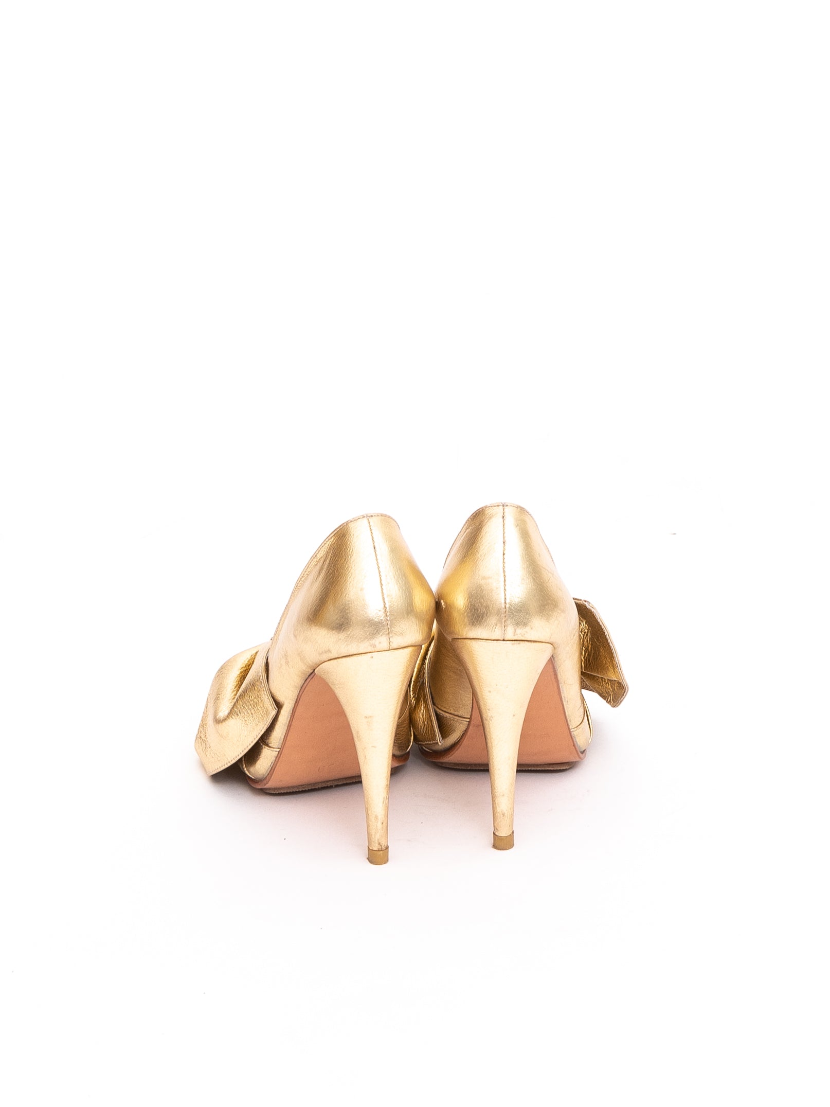 Handmade Pumps Gold