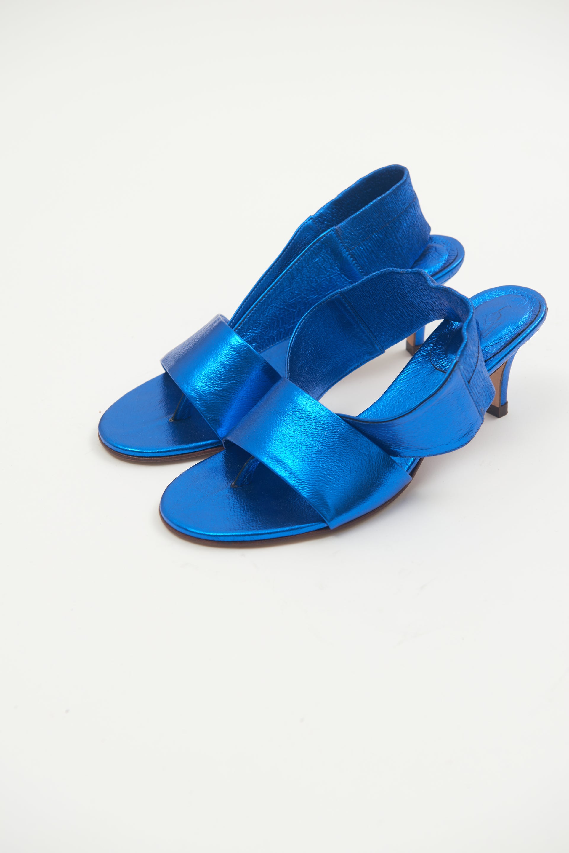 Handmade Sandals Electric Blue