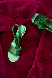 Handmade Green Sandals