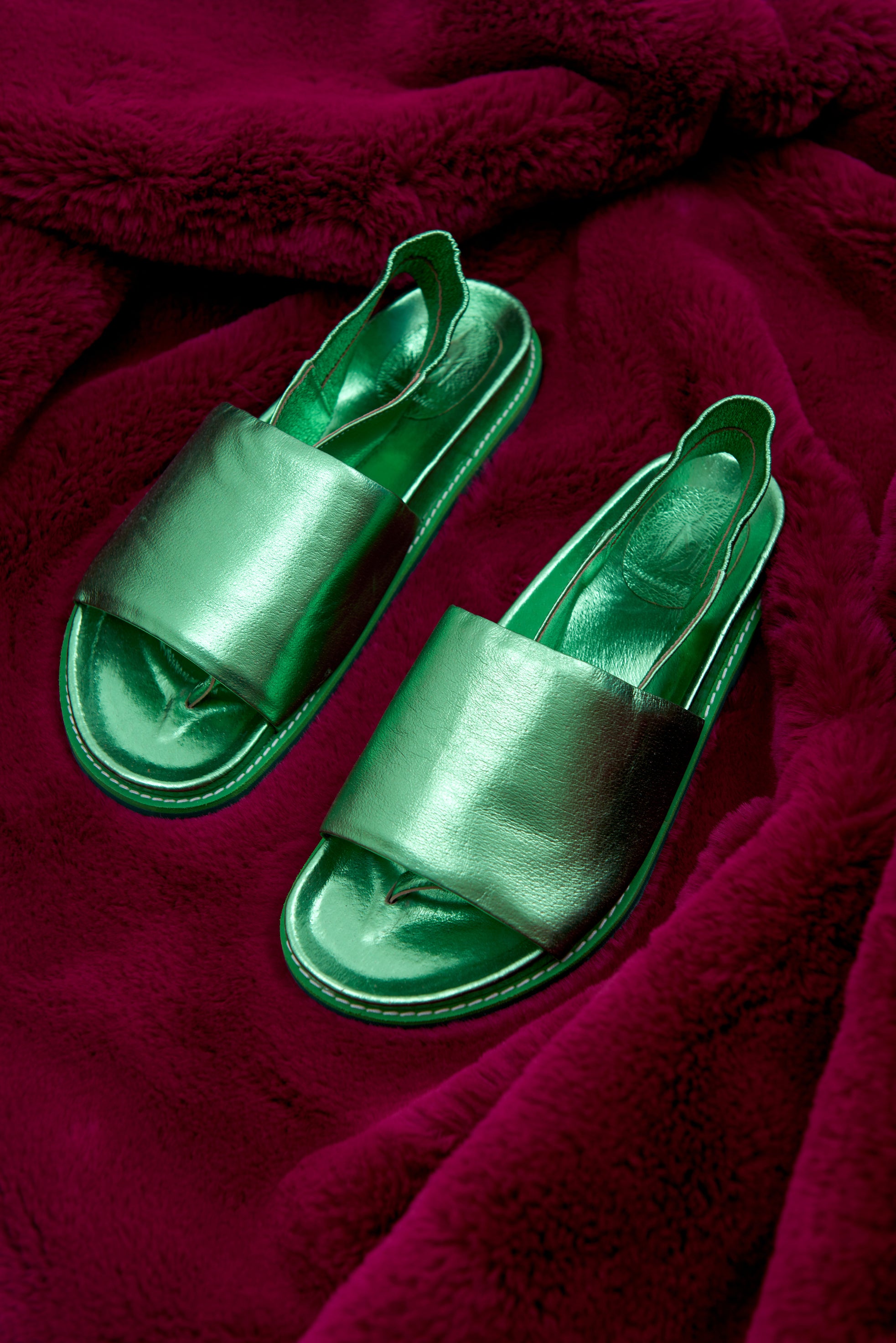 Handmade Sandals Green