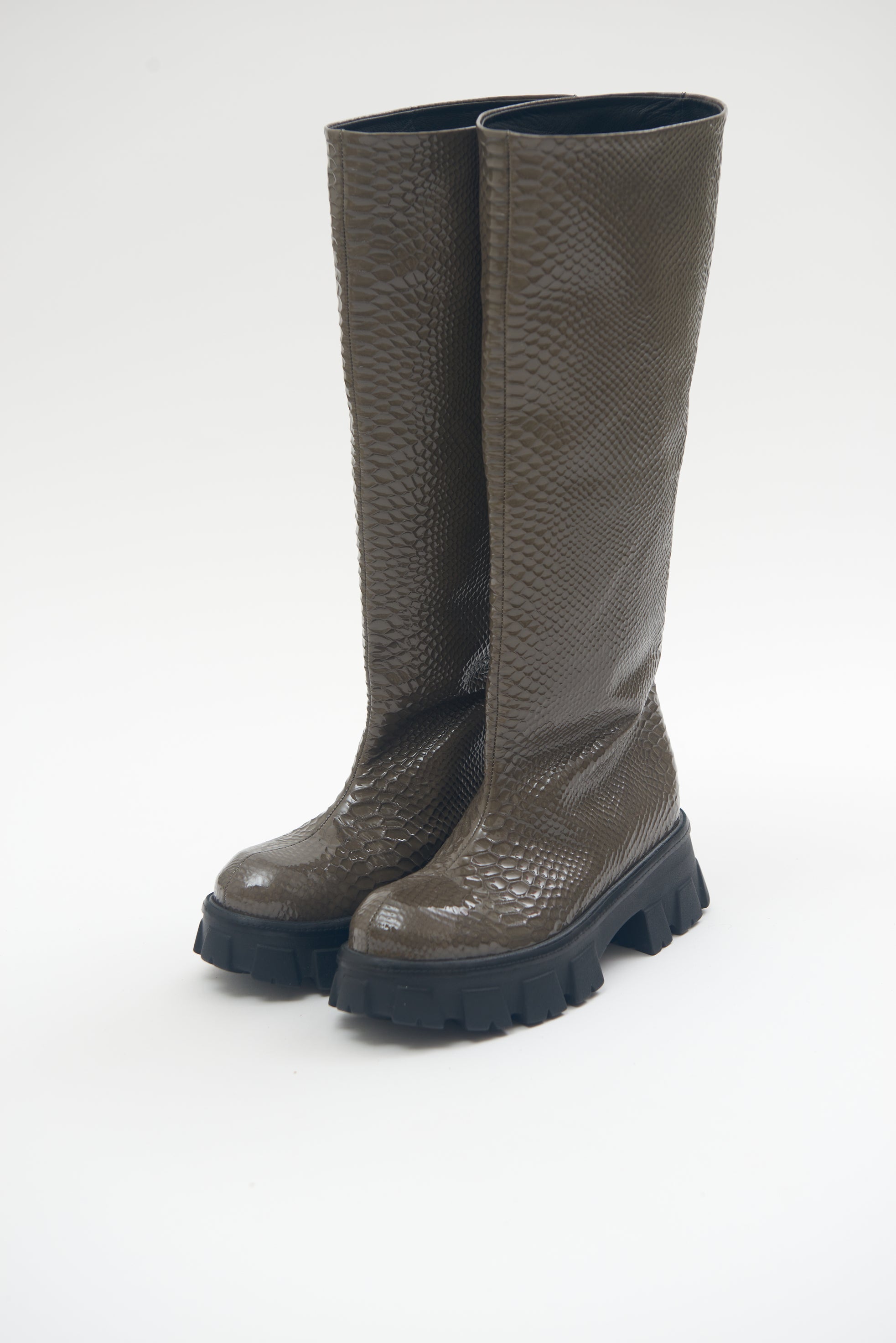 Handmade Boots Embossed