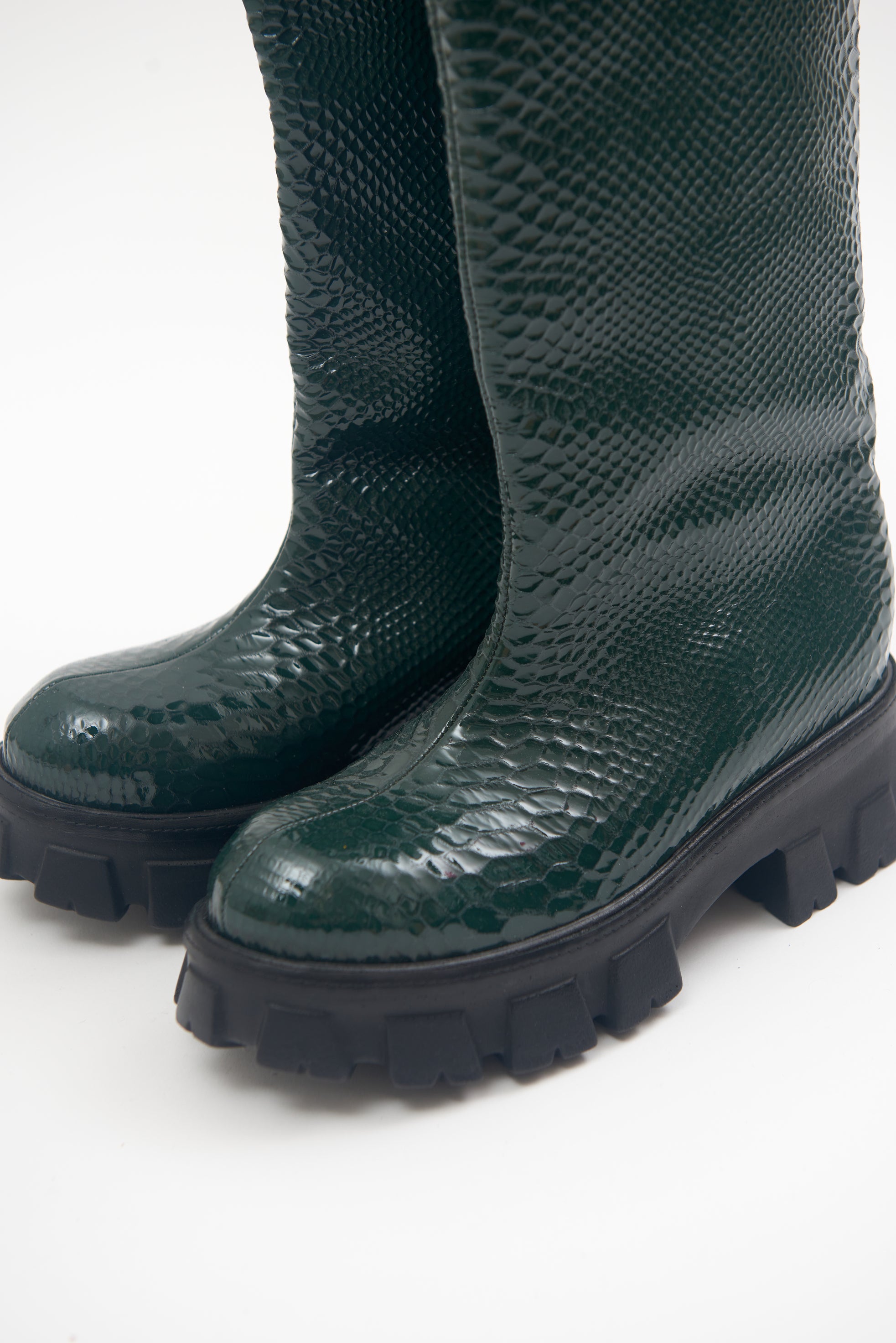 Handmade Boots Green