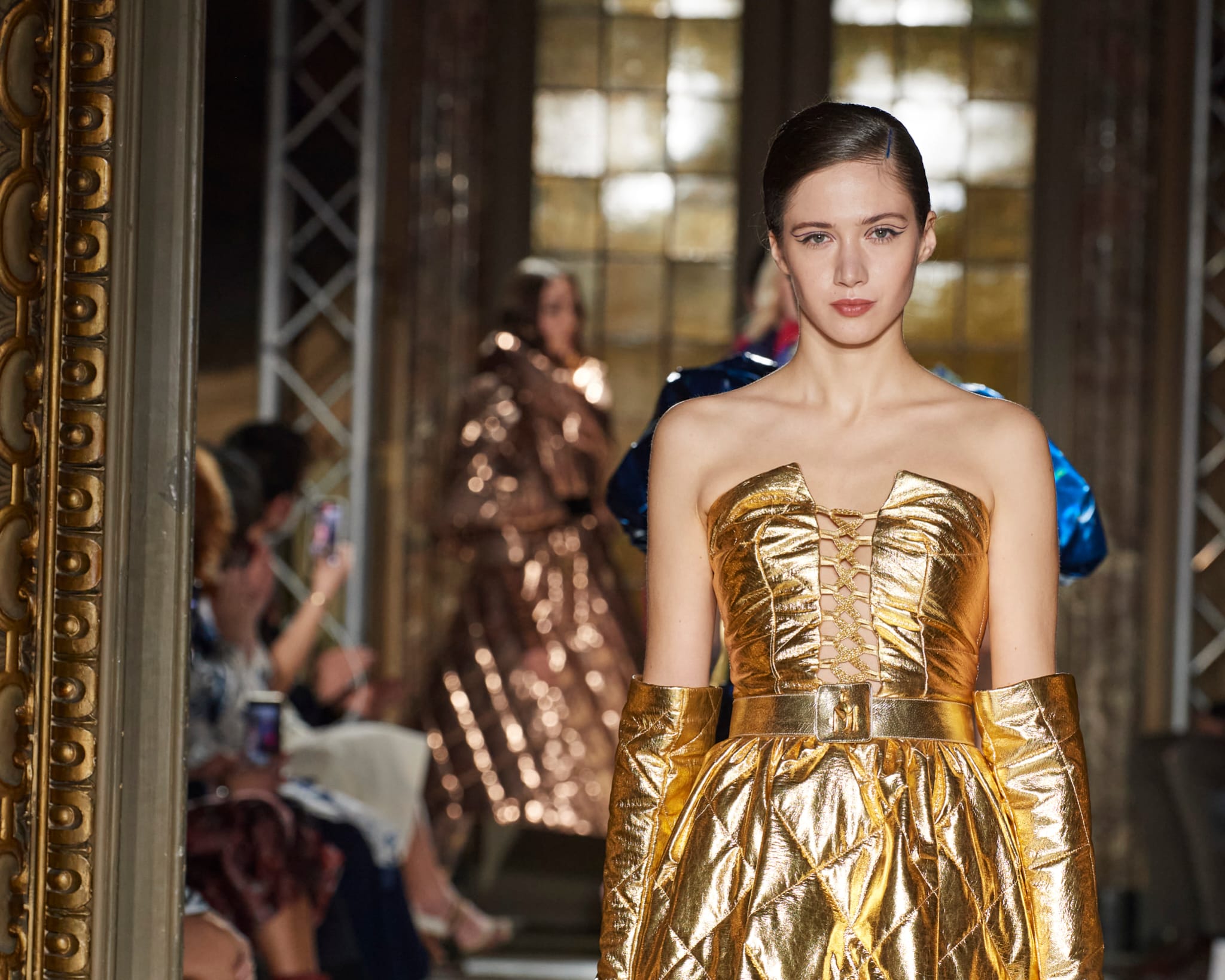 Dress Gold Runway