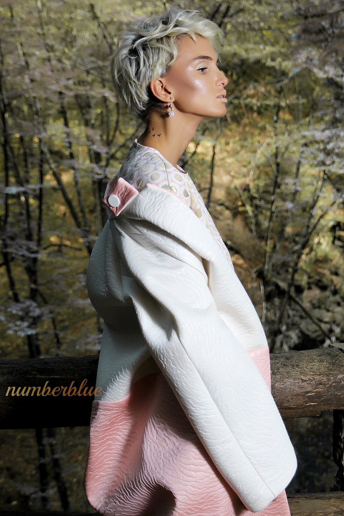 Coat Creme Blush Rose