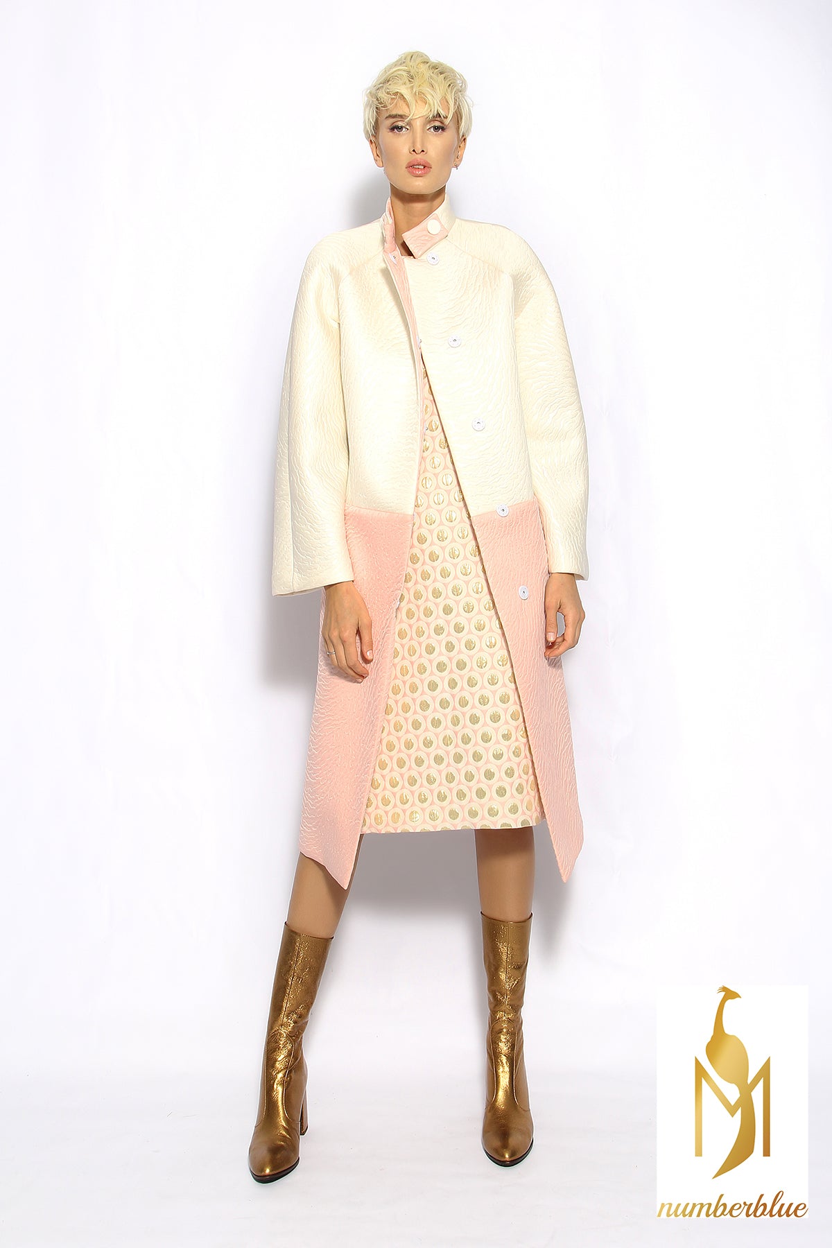 Coat Creme Blush Rose