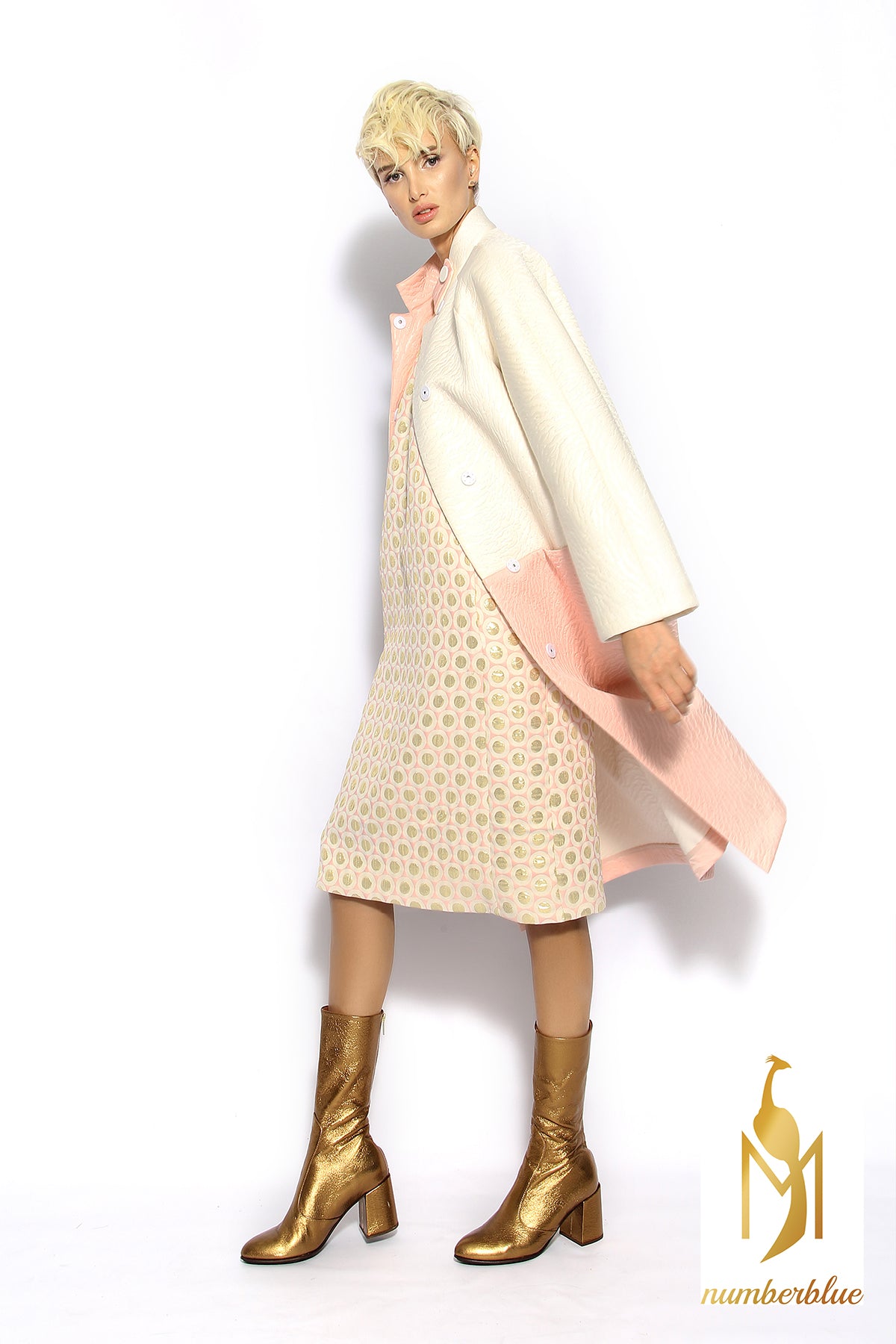 Coat Creme Blush Rose