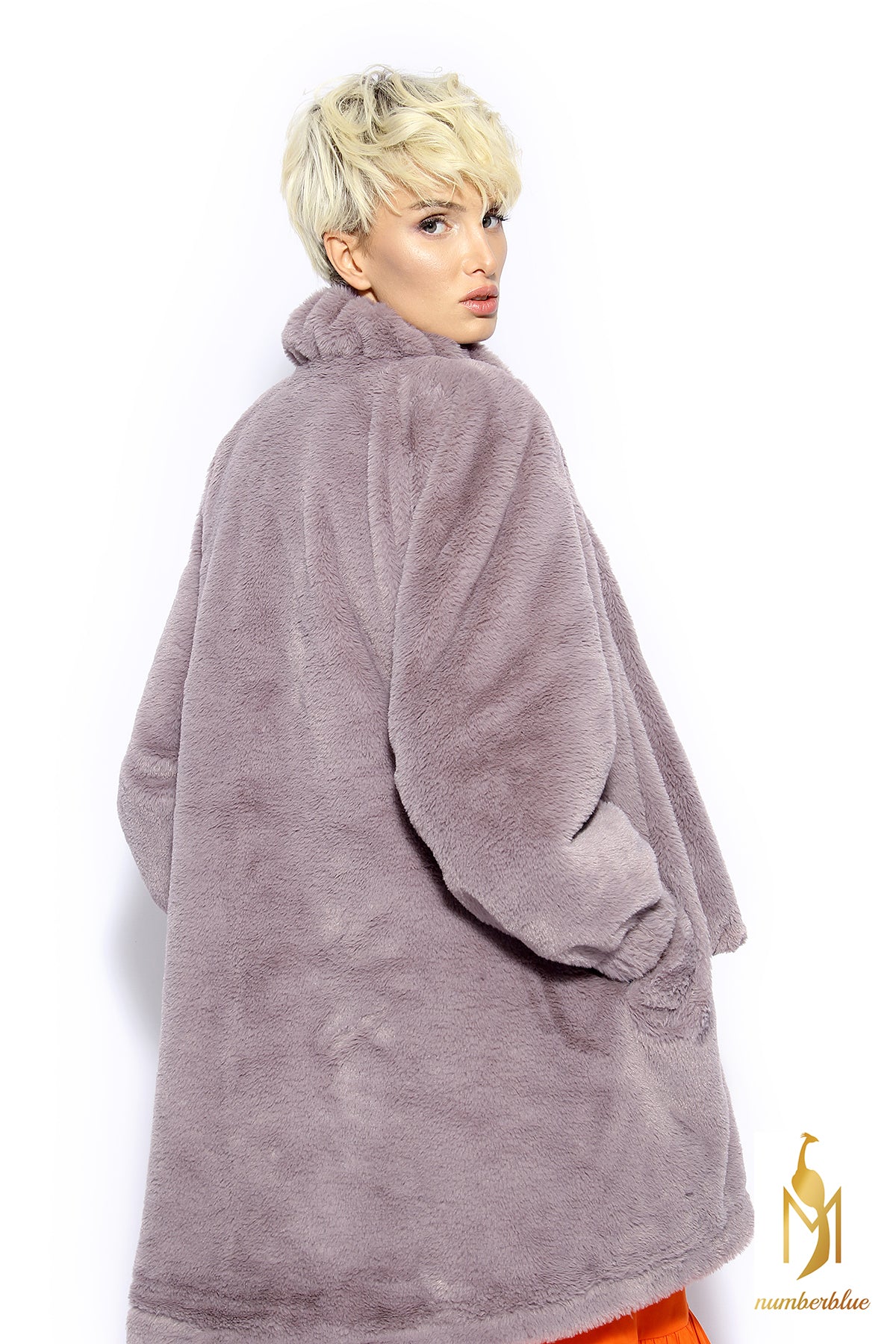 Jacke aus Kunstpelz