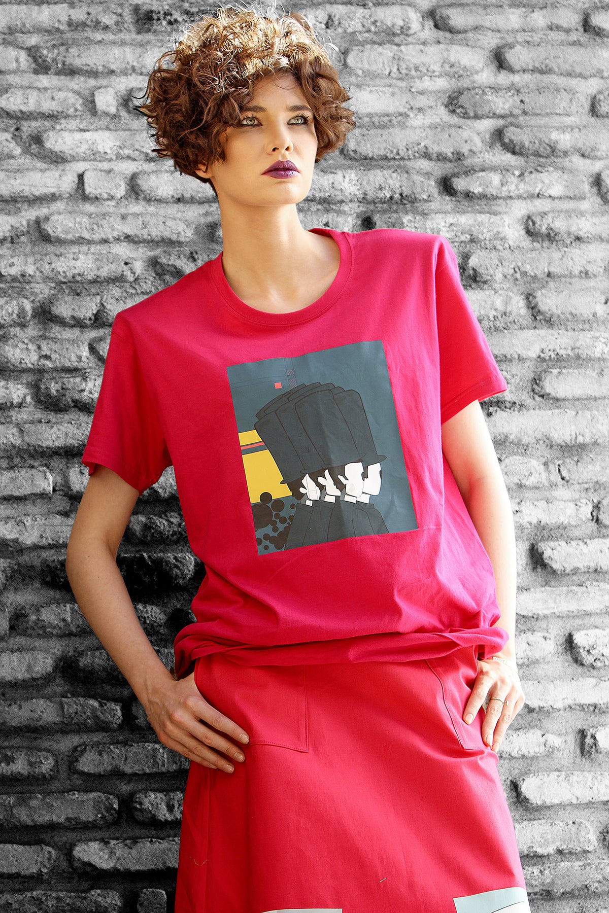 UNISEX PRINTED T-SHIRT Männchen