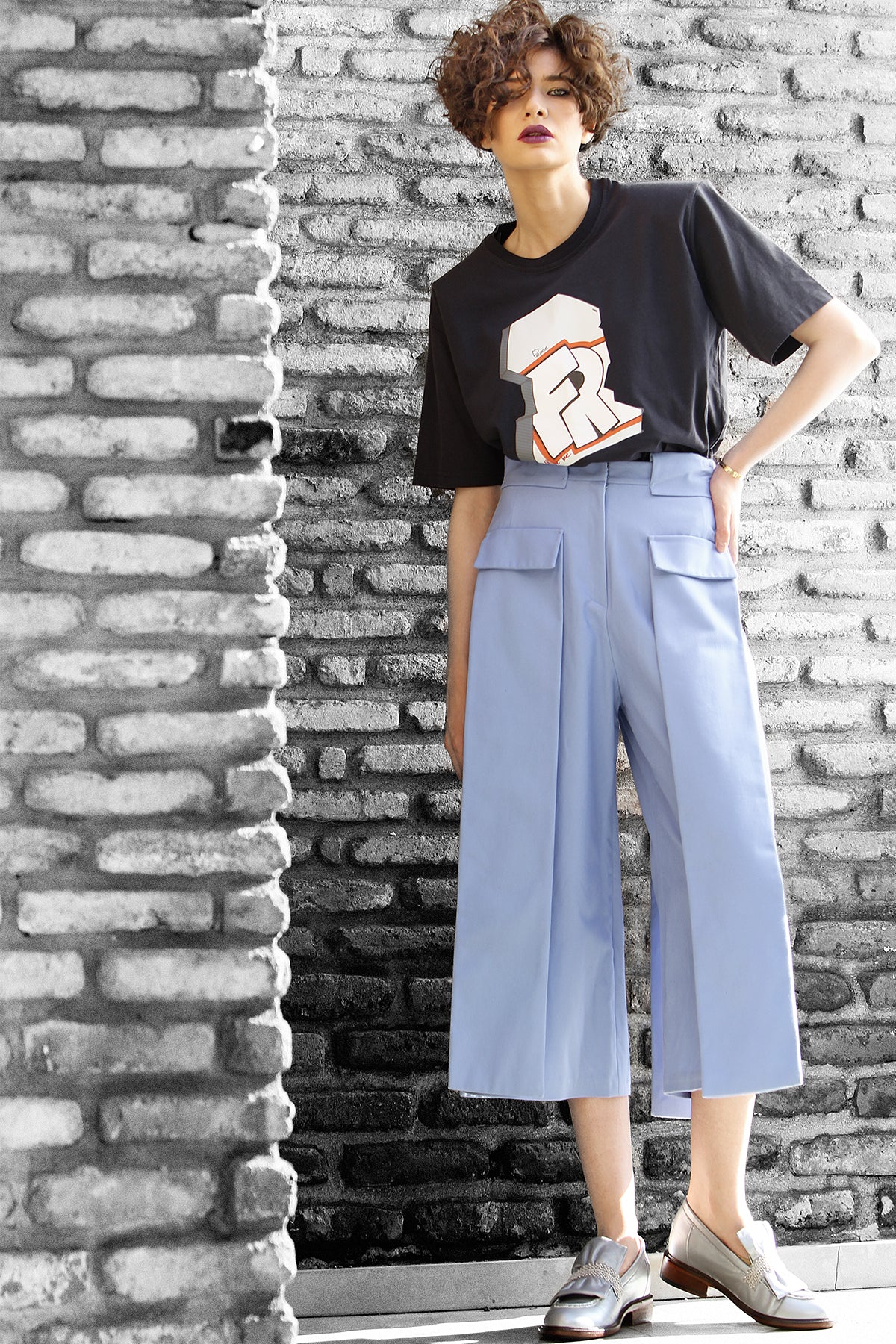 DOUBLE LAYER CULOTTE  BLUE