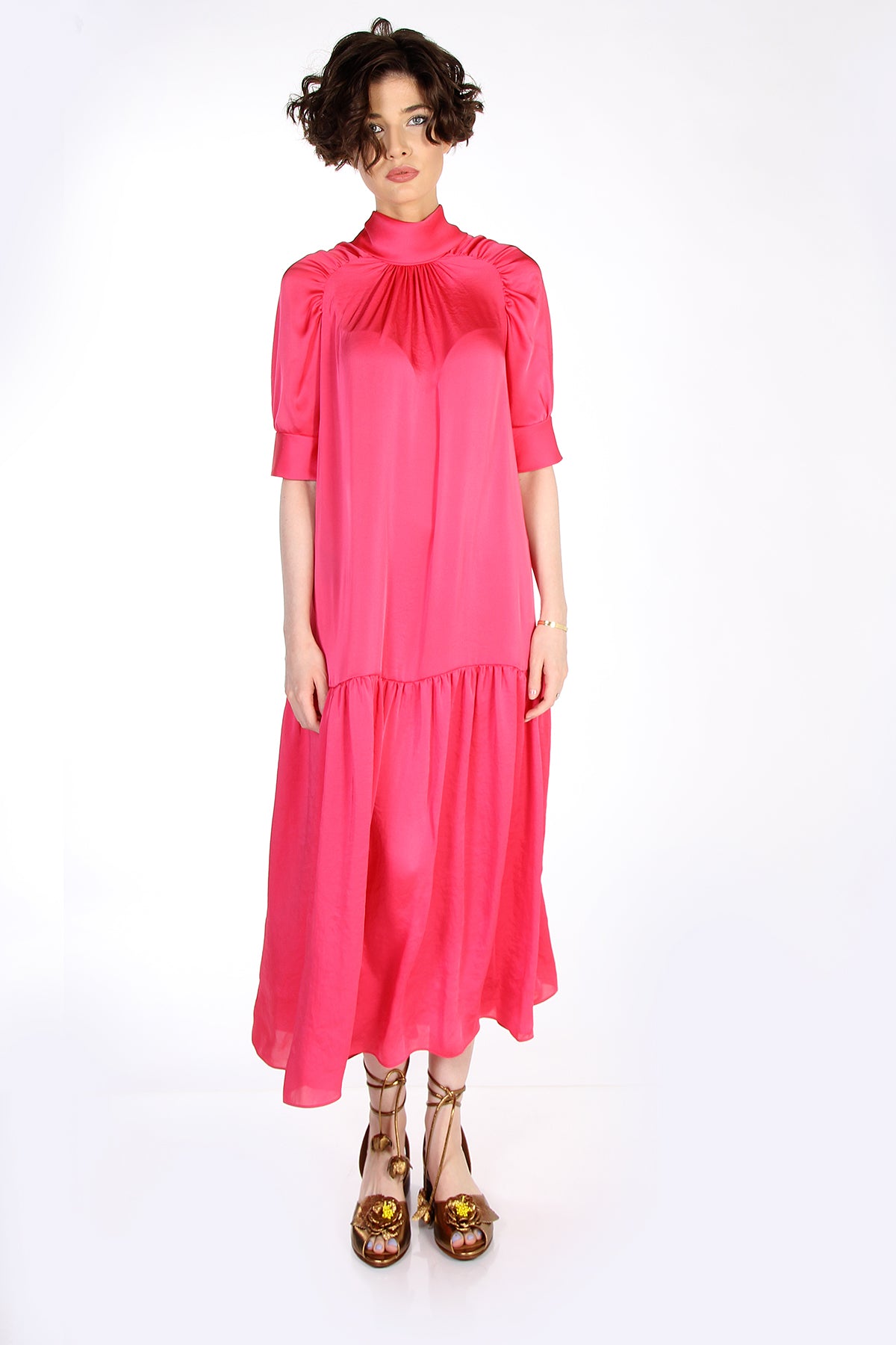 Dress Rosa with Collar