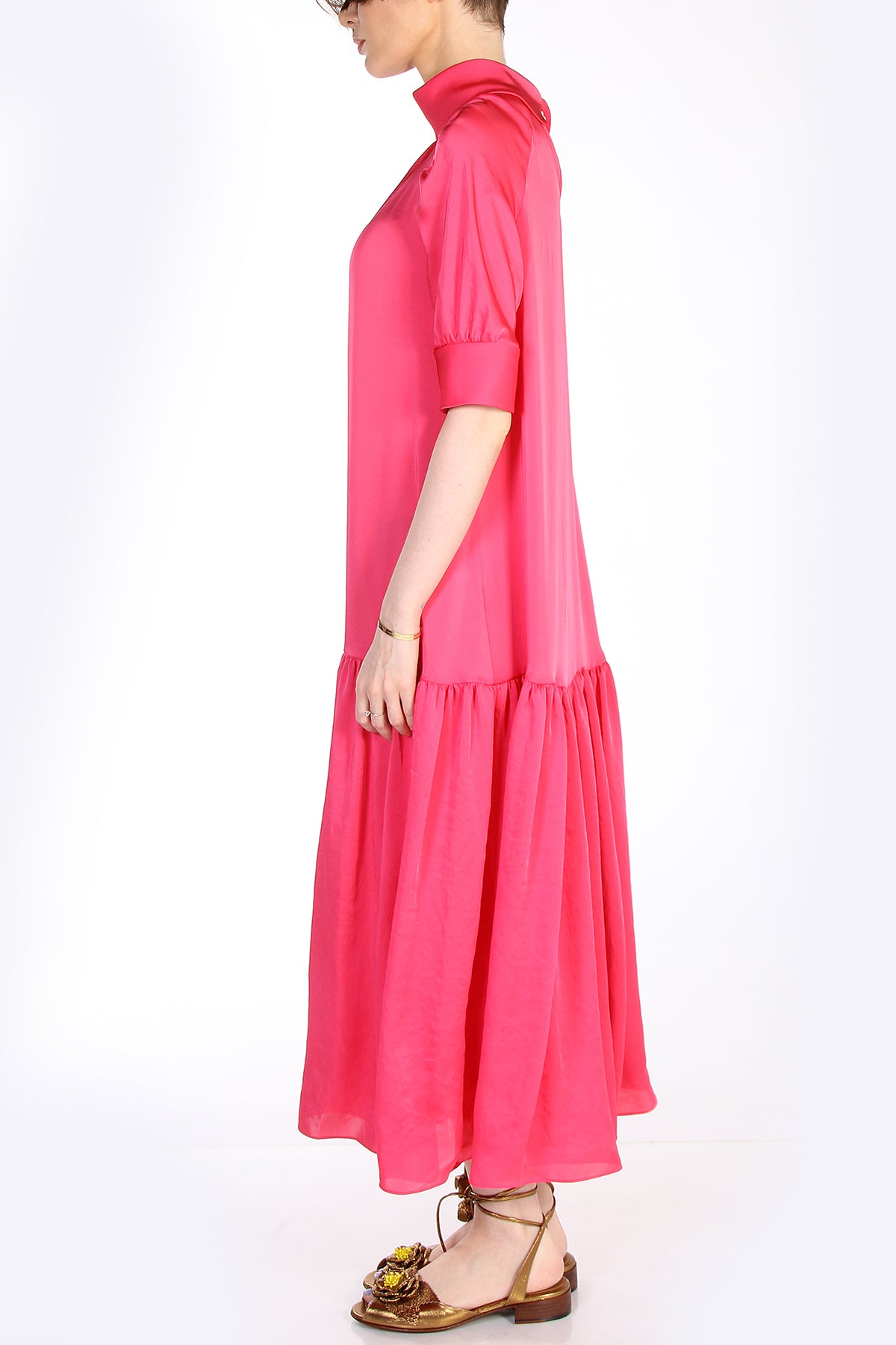 Dress Rosa with Collar