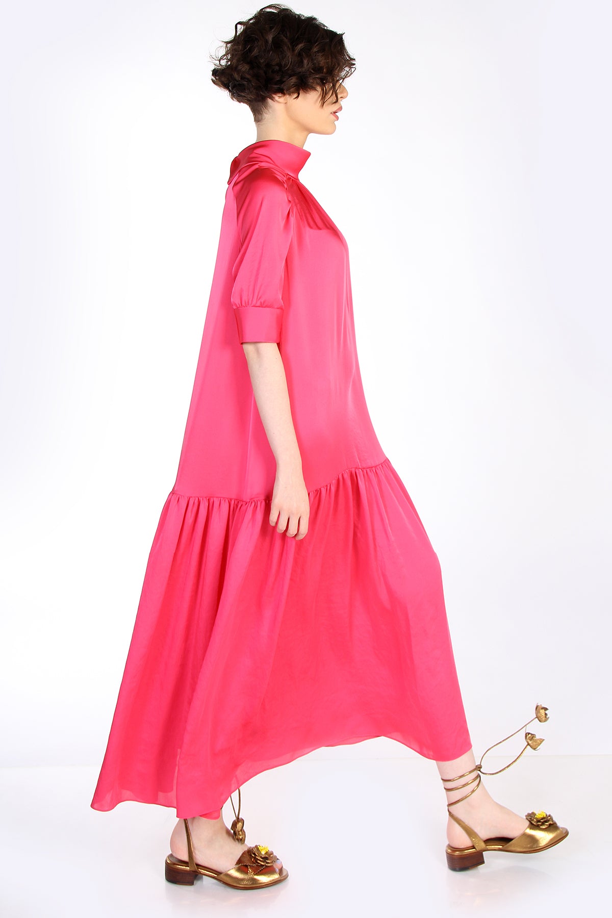 Dress Rosa with Collar