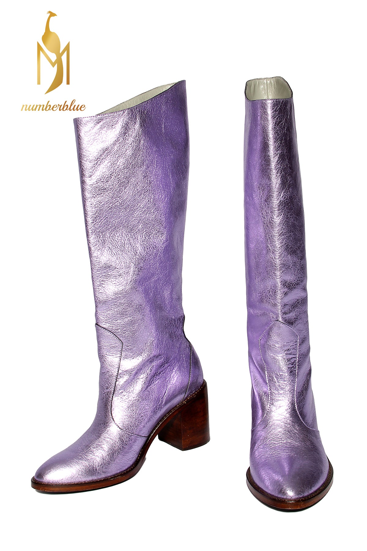 Handmade Boots Purple
