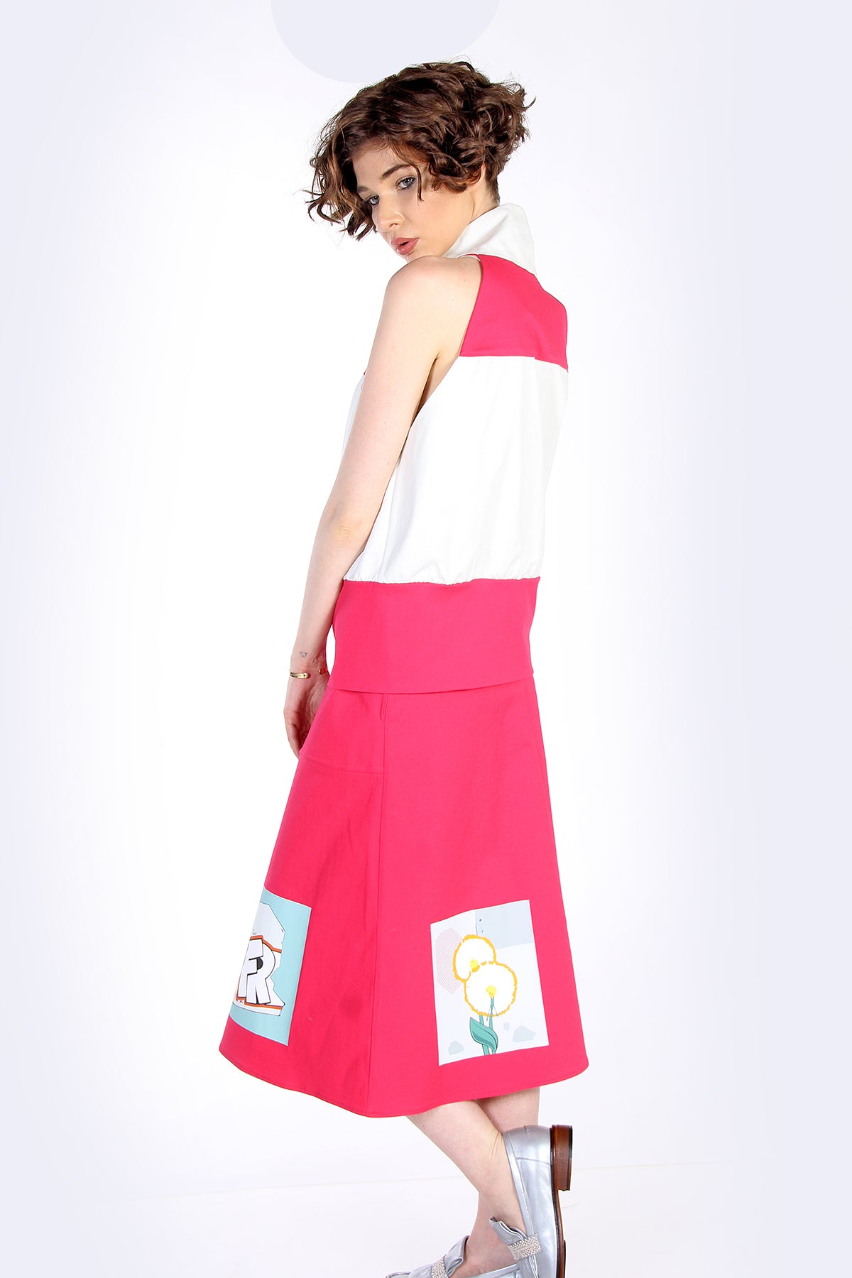 PRINTED SKIRT BERLIN WALL