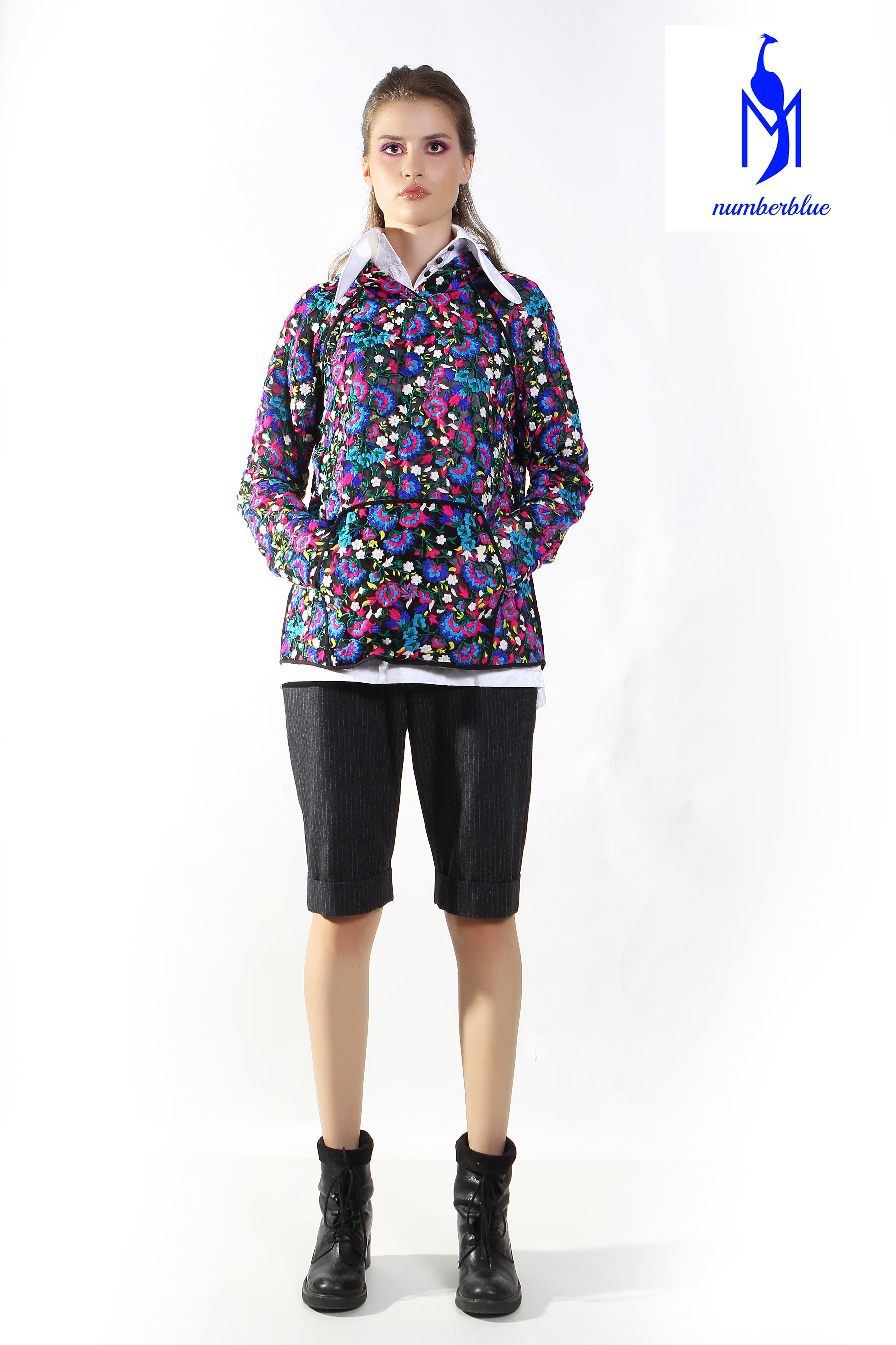 Shorts aus Schurwolle