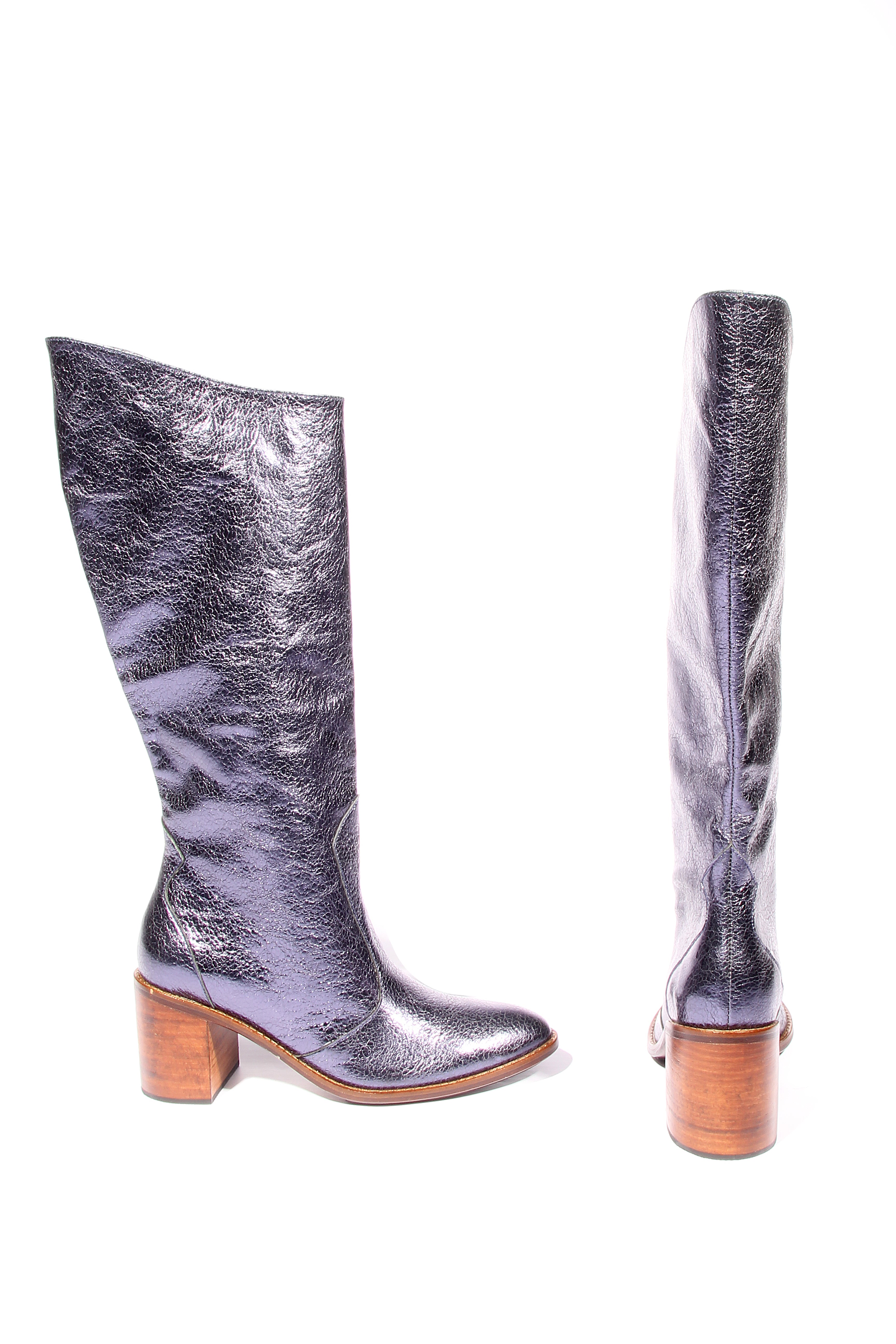 Handmade Boots Metallic