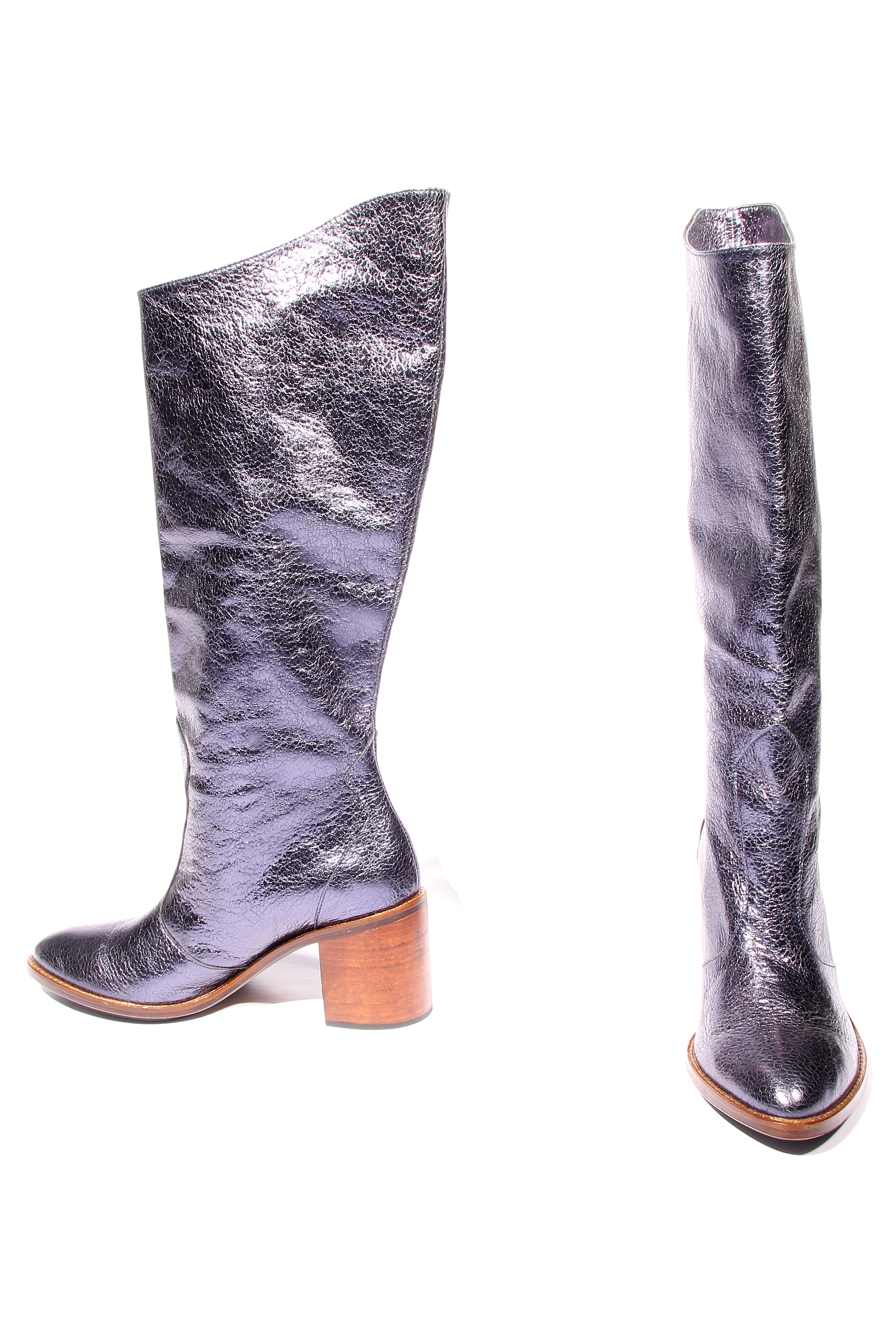 Handmade Boots Metallic