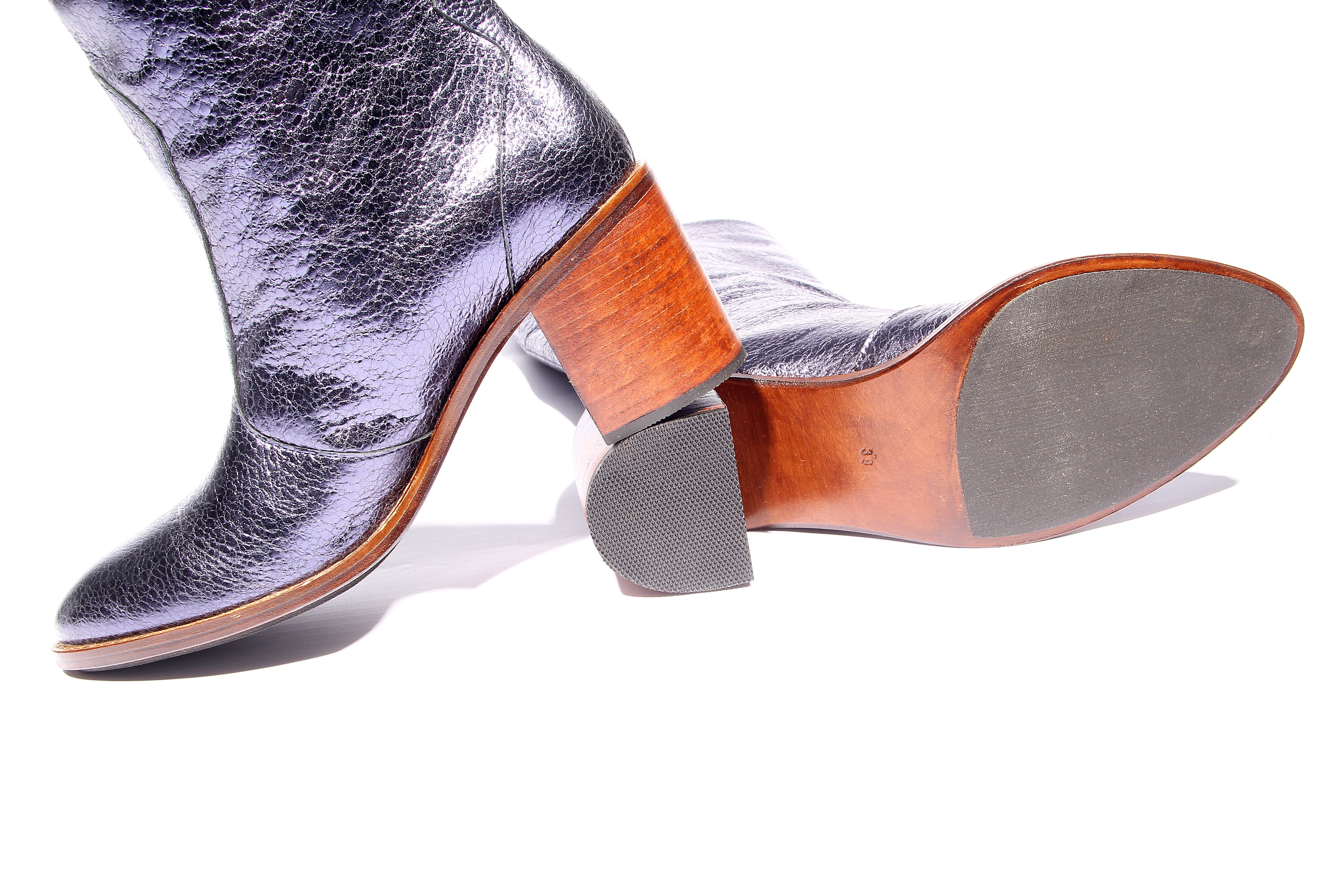 Handmade Boots Metallic