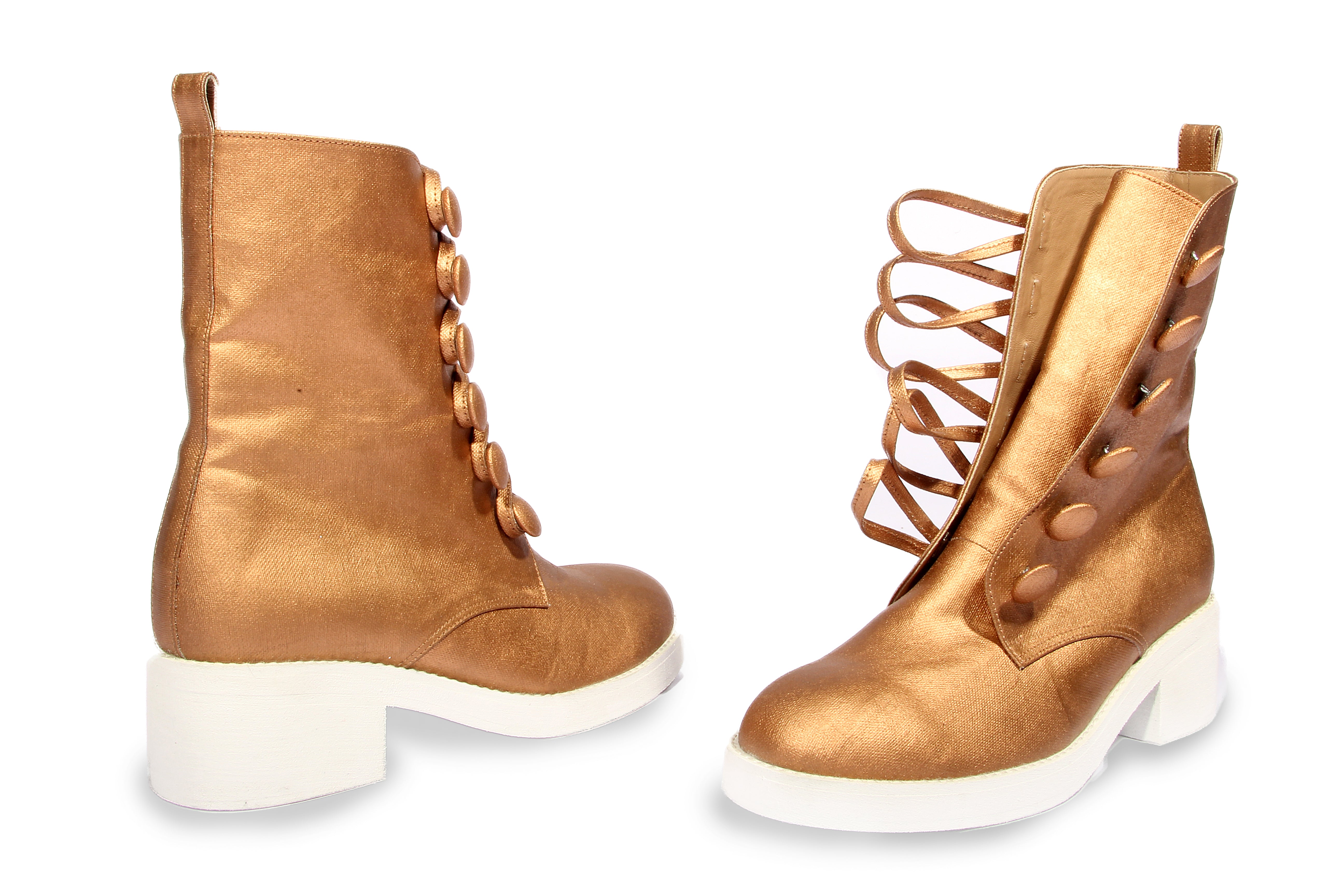 Handmade Ankle Boots Copper