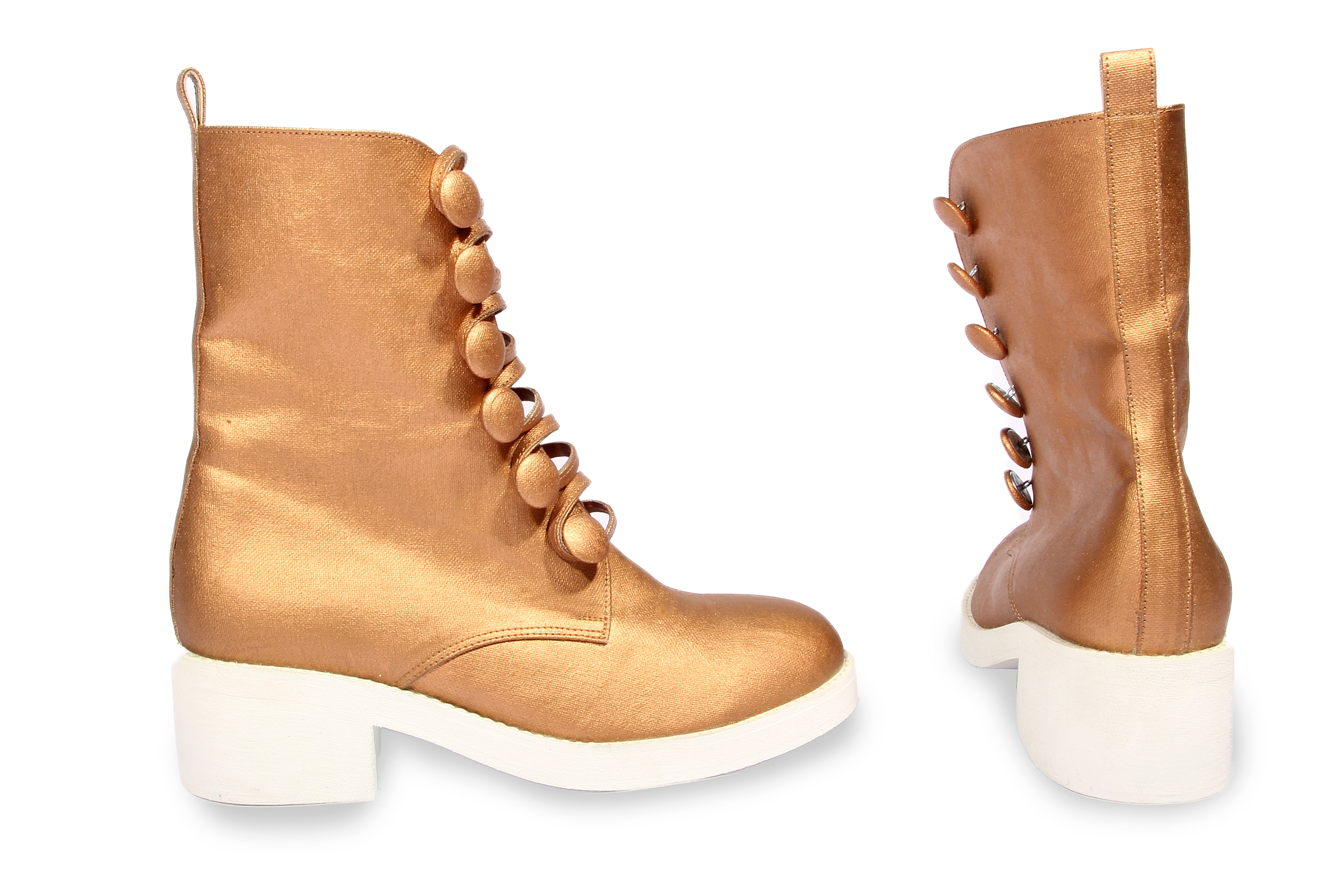 Handmade Ankle Boots Copper