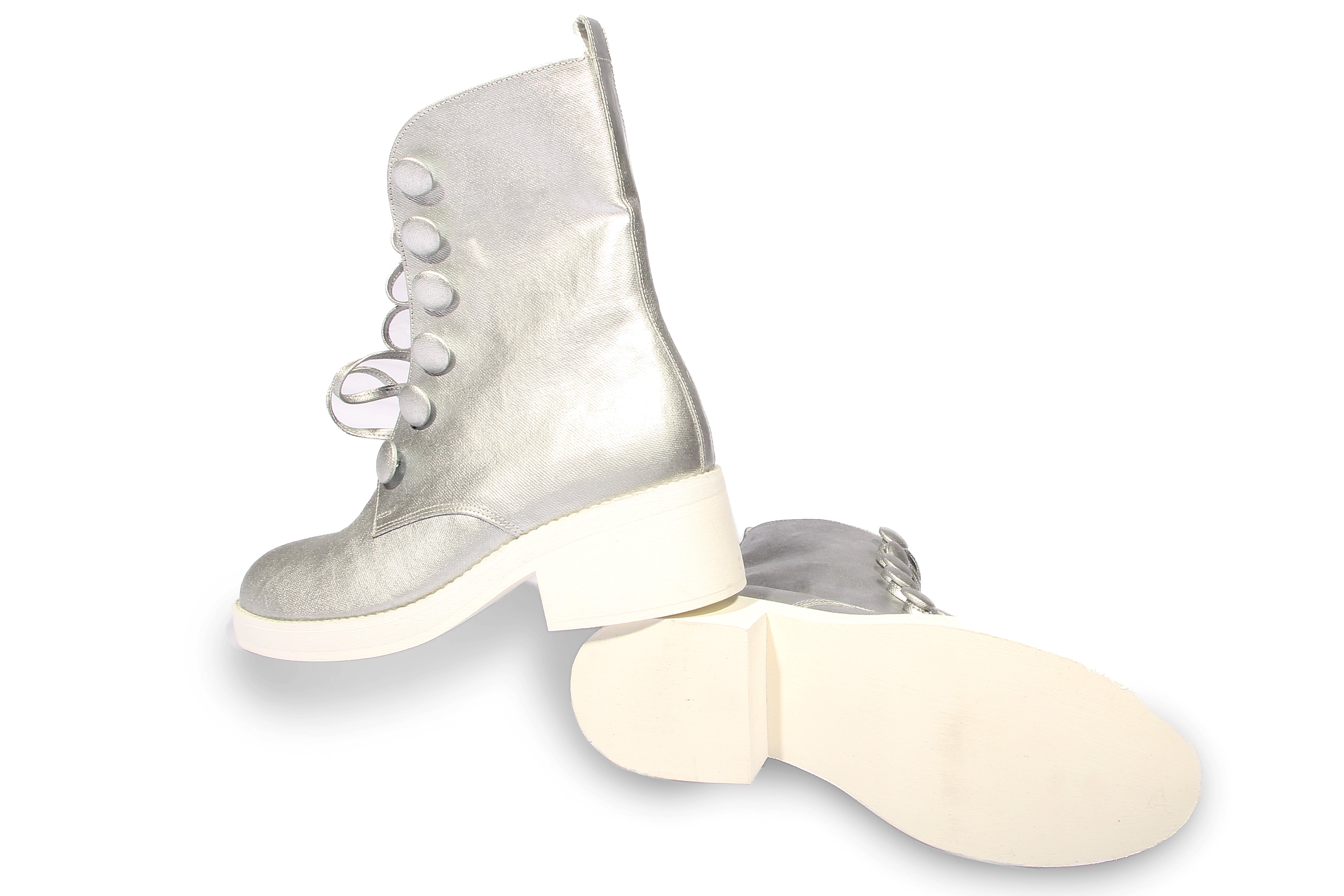 Handmade Boots Silver