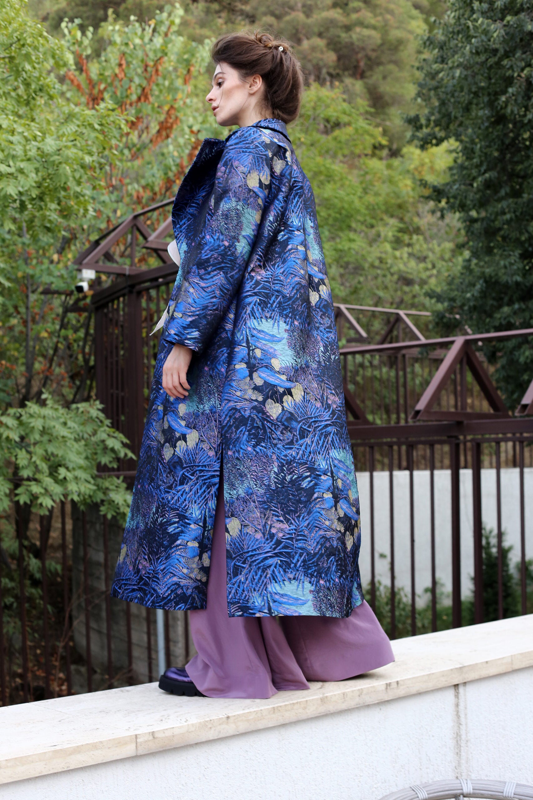 Coat „NYX “ Urgöttin der Nacht (NYFW Runway)