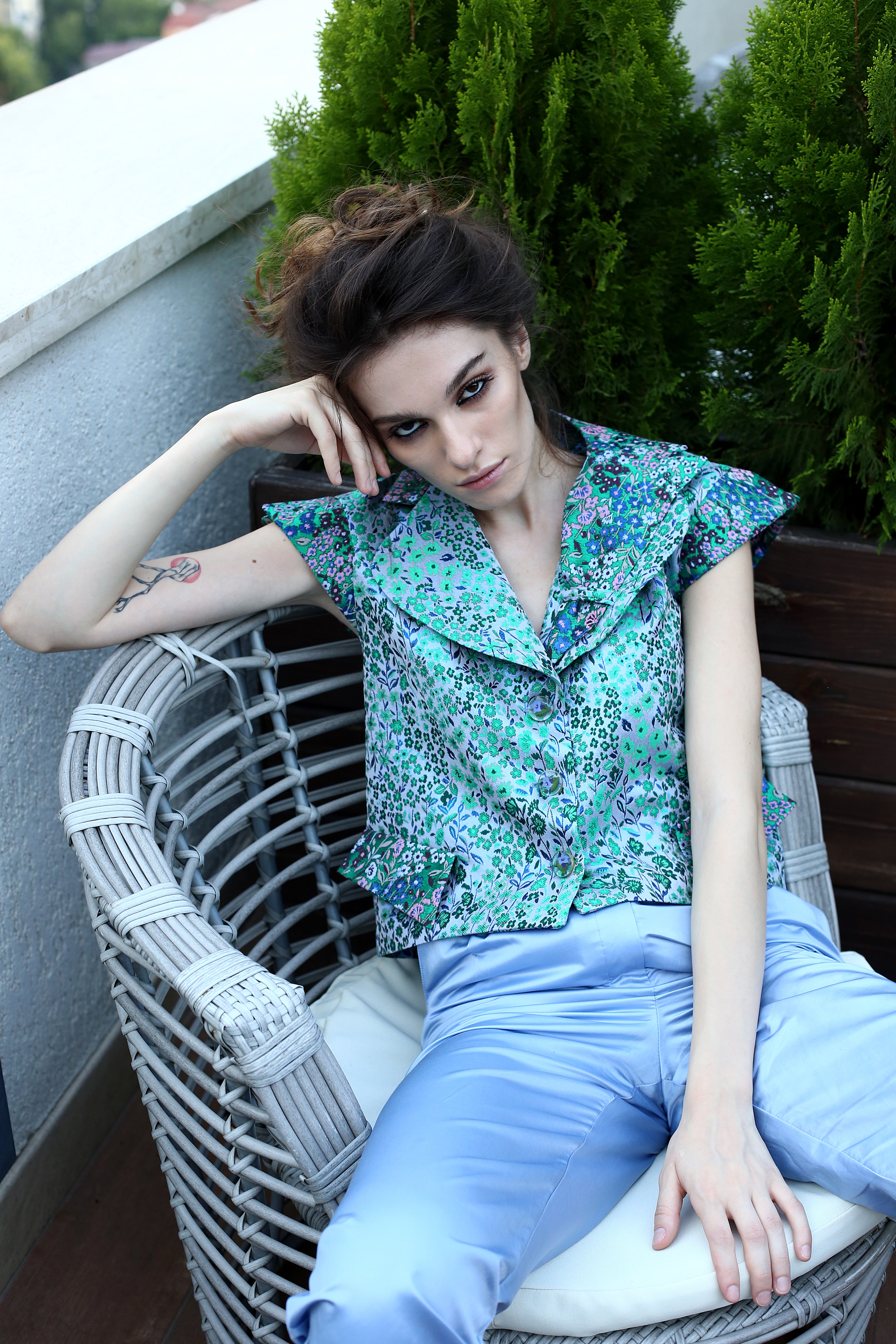 Vest Statement Floral