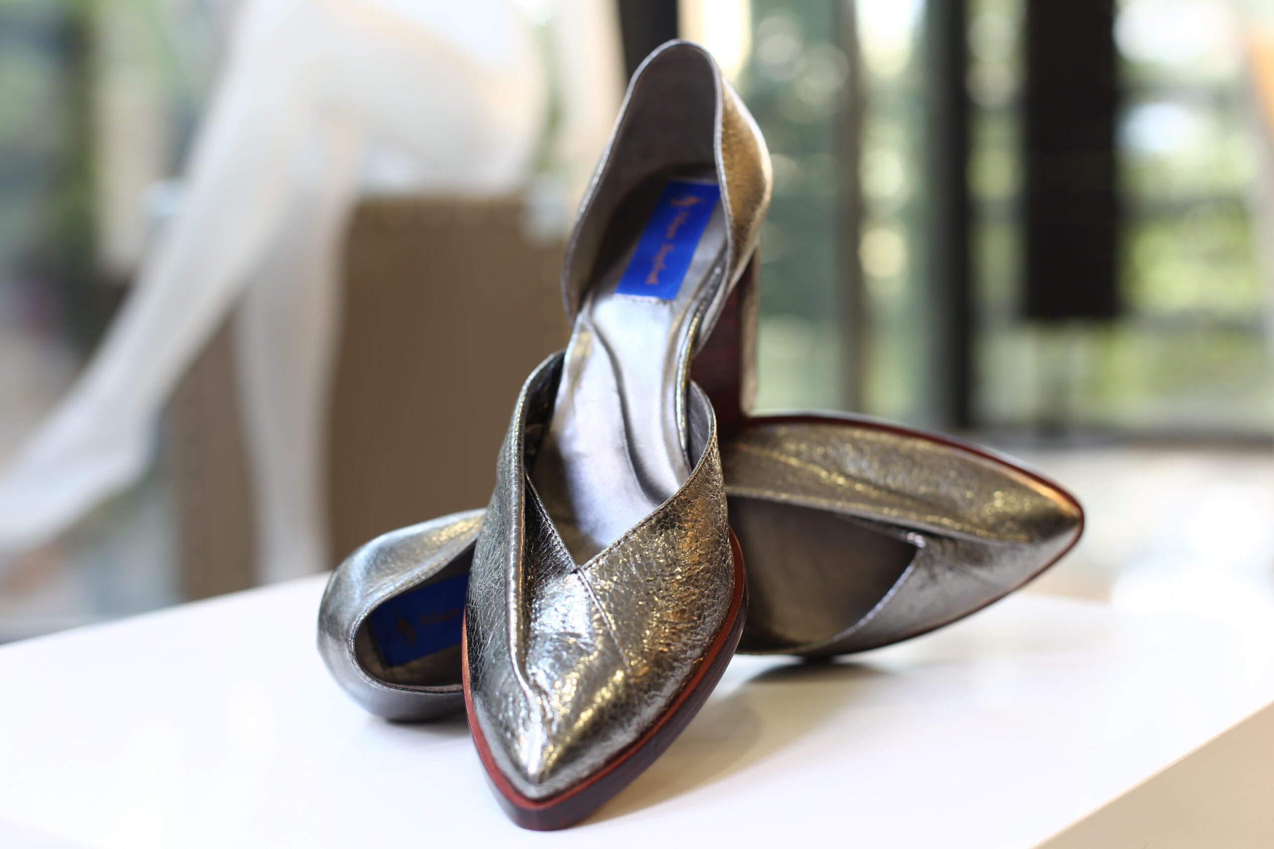 Handmade Slippers Silver