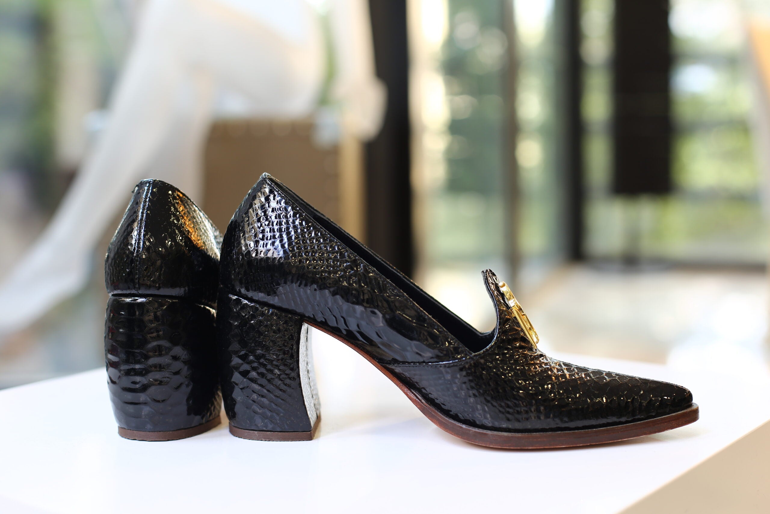 Handmade Slippers Black Logo