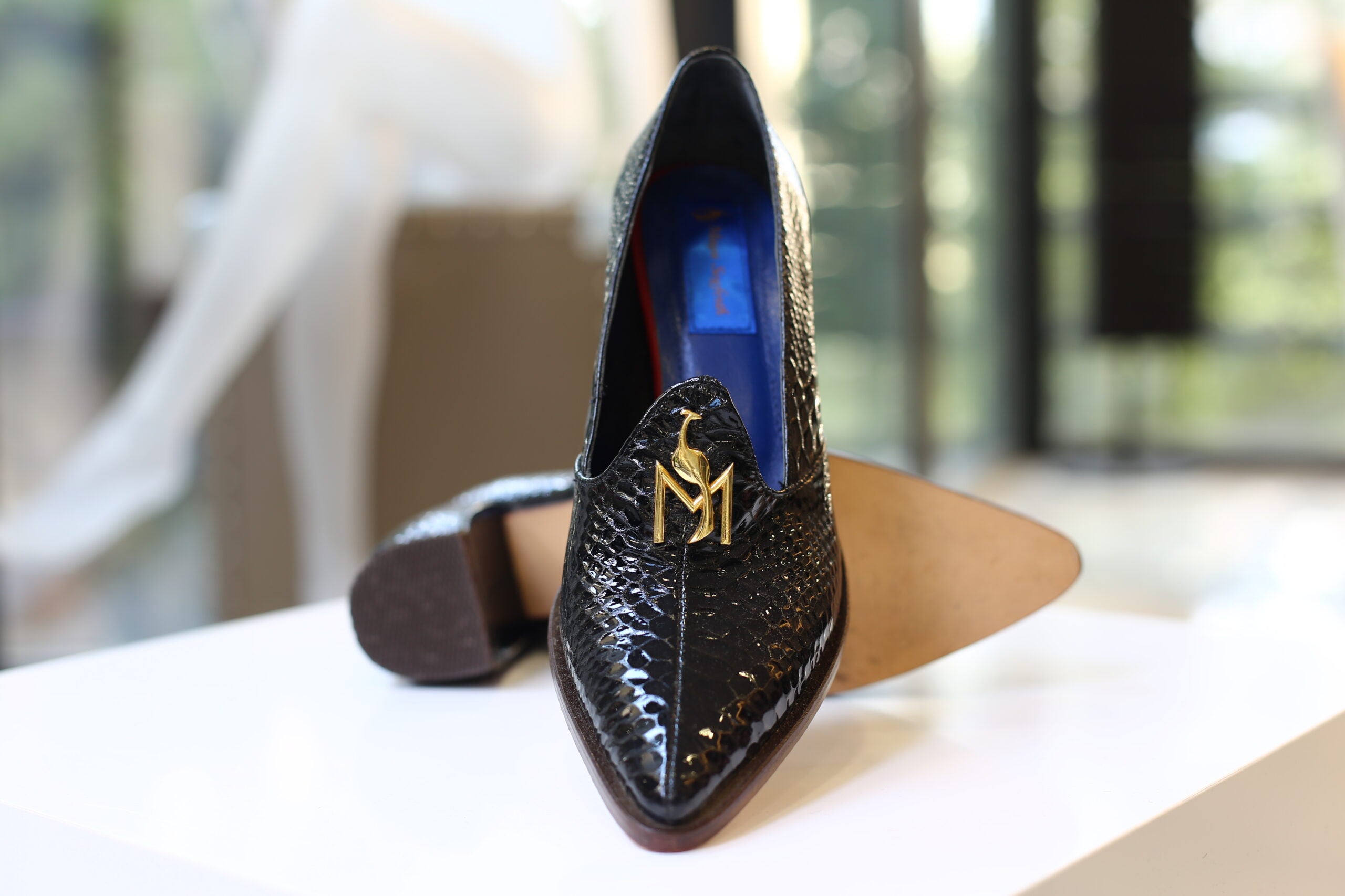 Handmade Slippers Black Logo