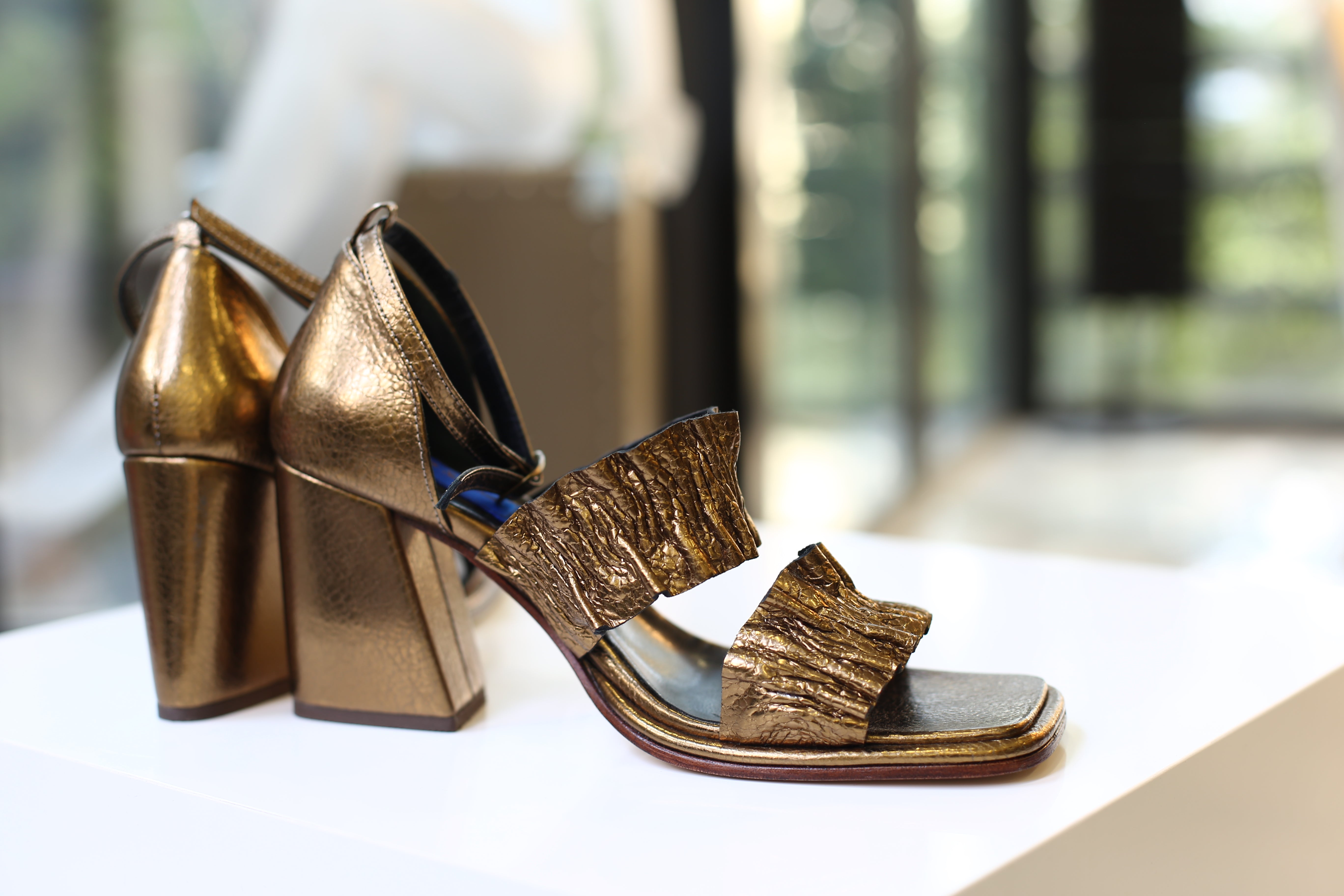 Handmade Sandals Antique Gold