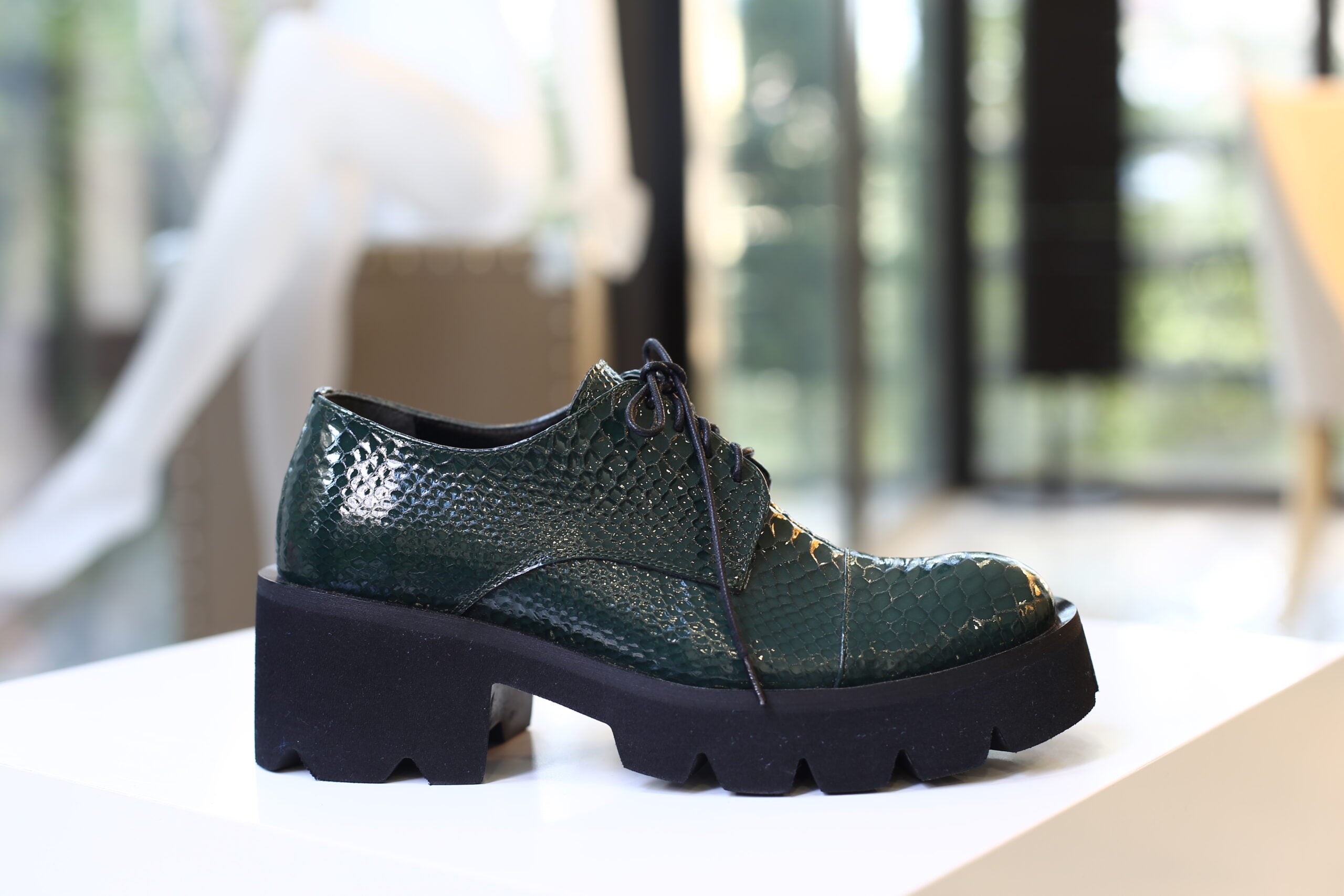 Handmade Derby Dark Green