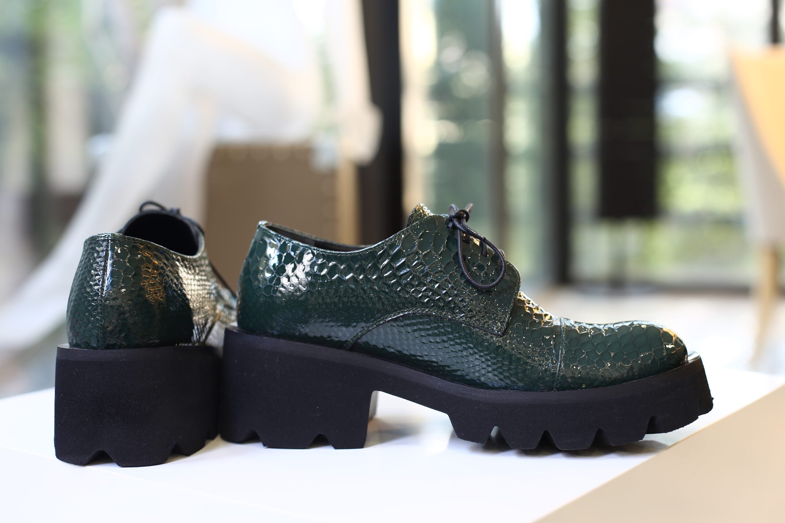 Handmade Derby Dark Green