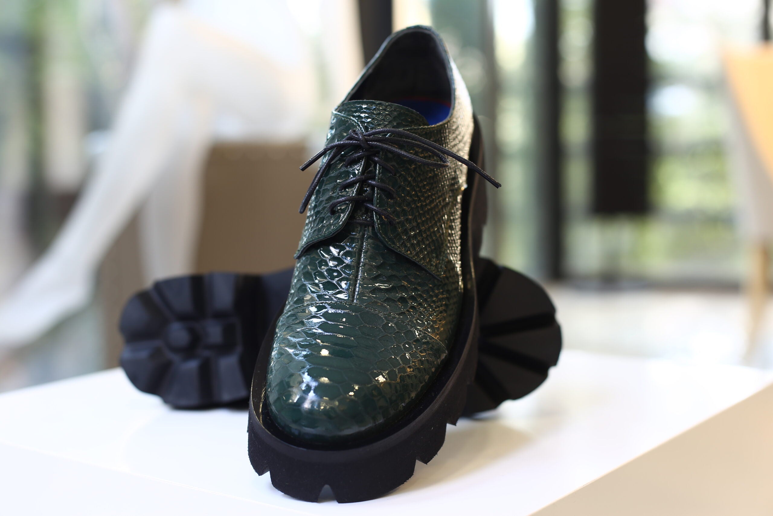 Handmade Derby Dark Green