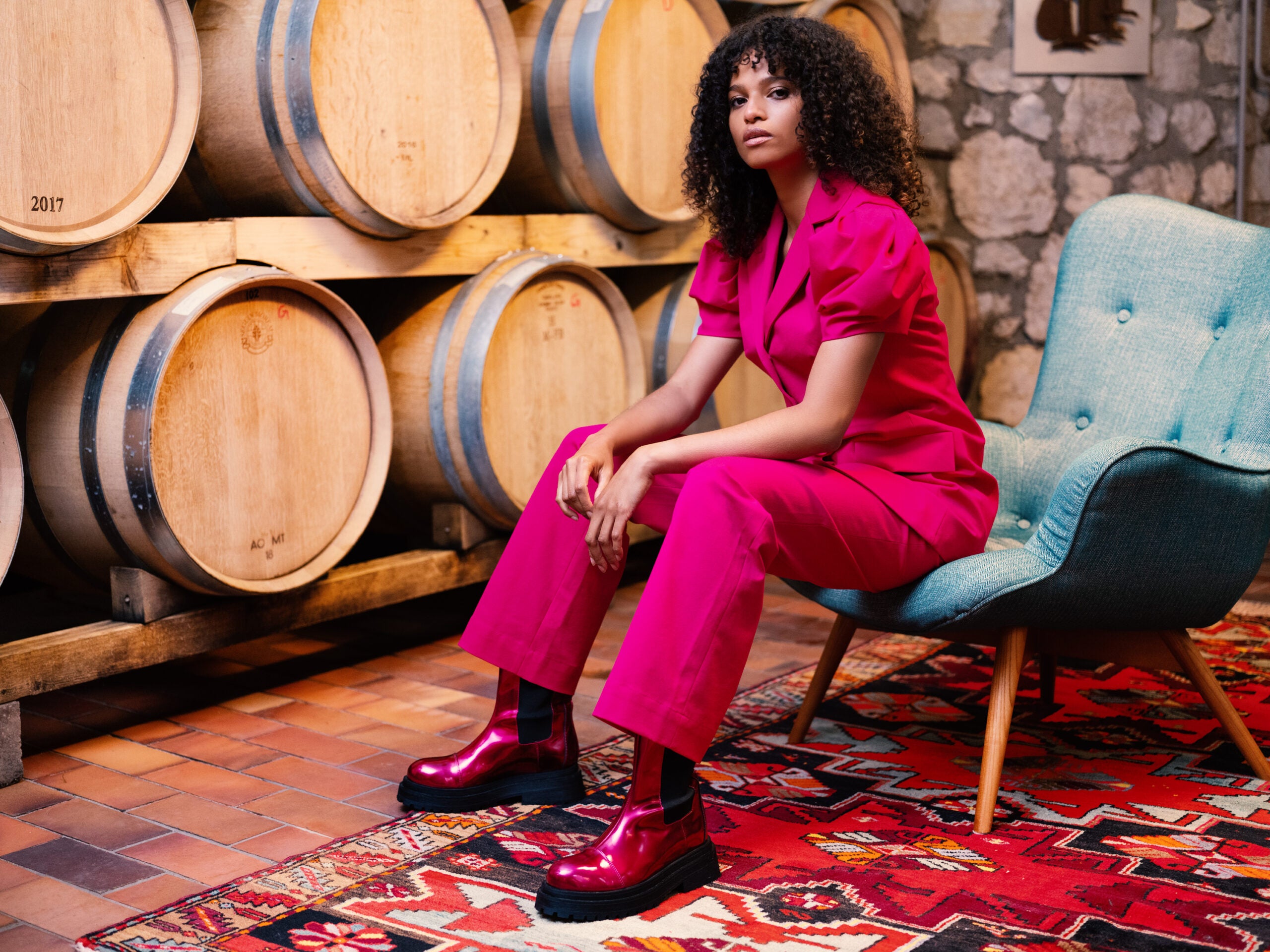 Blazer and Pants Pink