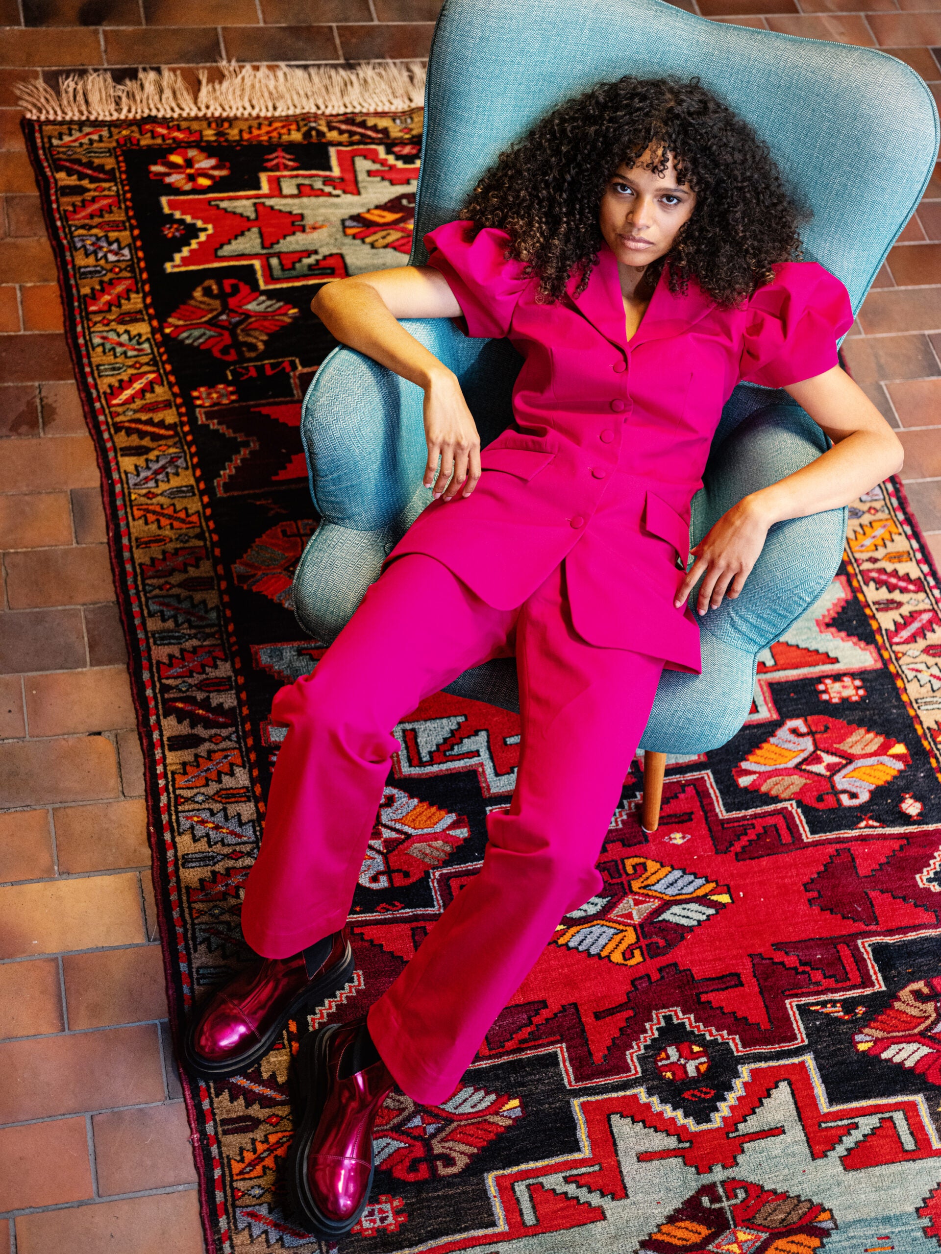 Blazer and Pants Pink