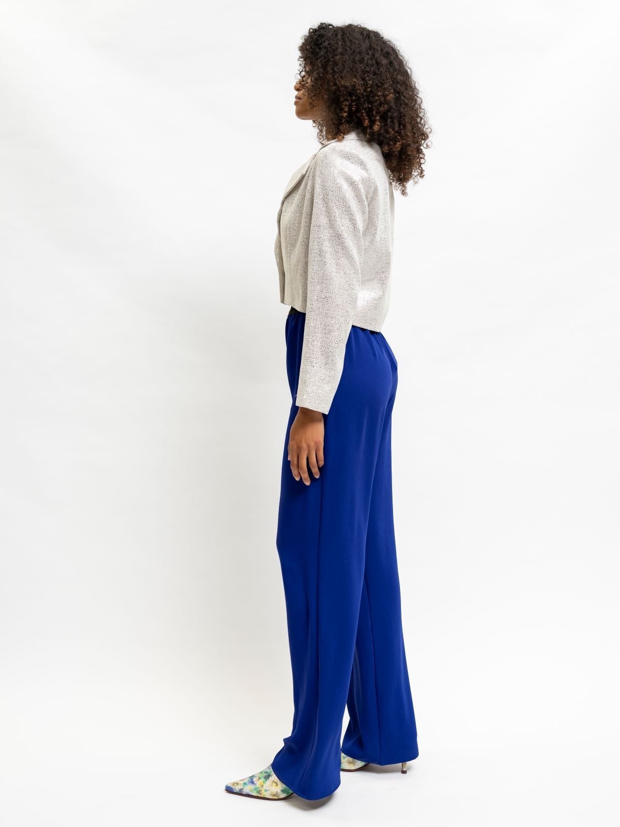 Pants Blue Flare Free