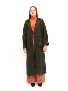 Olive green coat