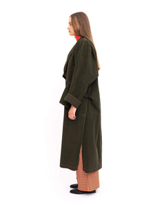 Olive green coat