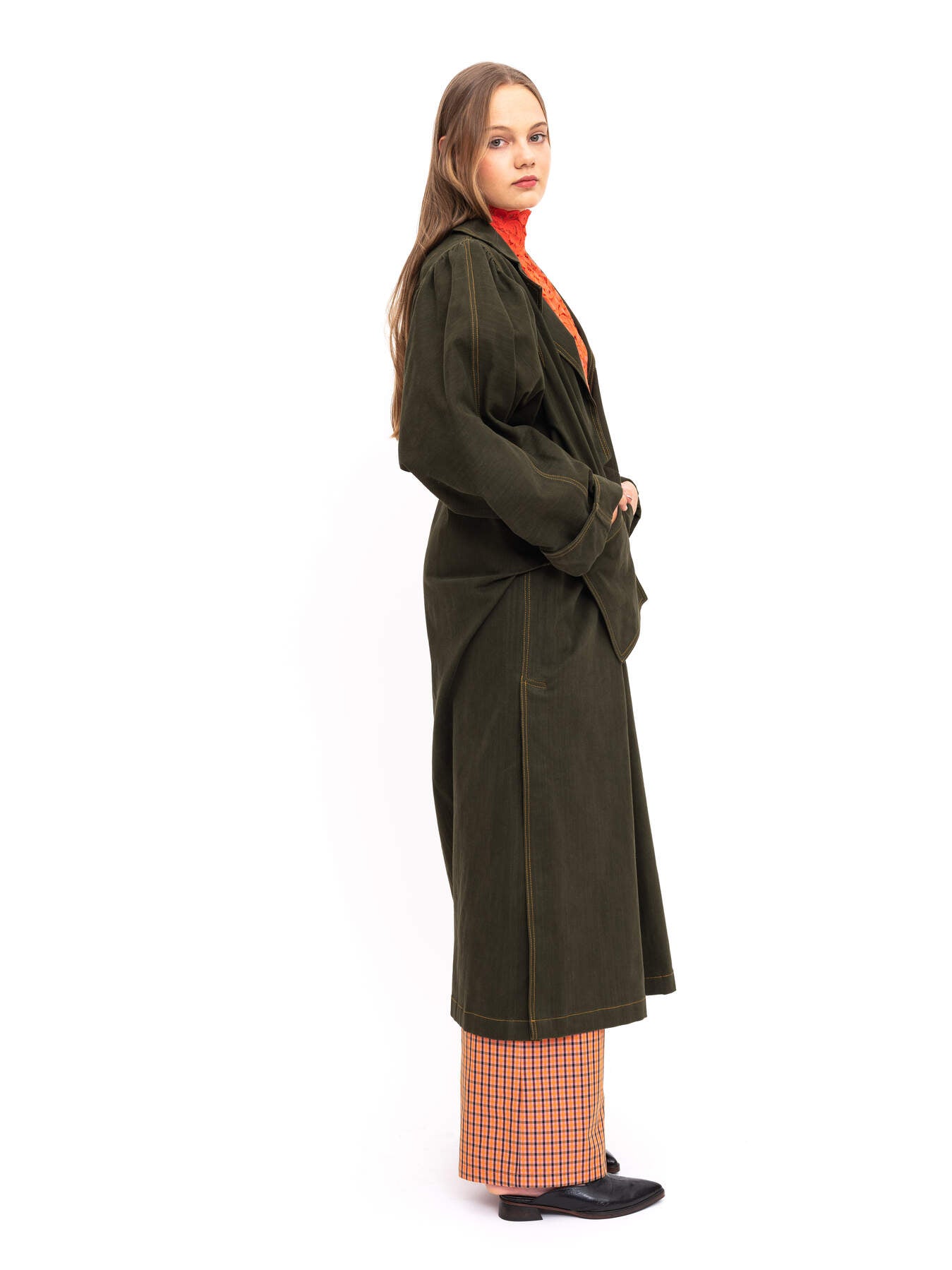 Coat Olive Green