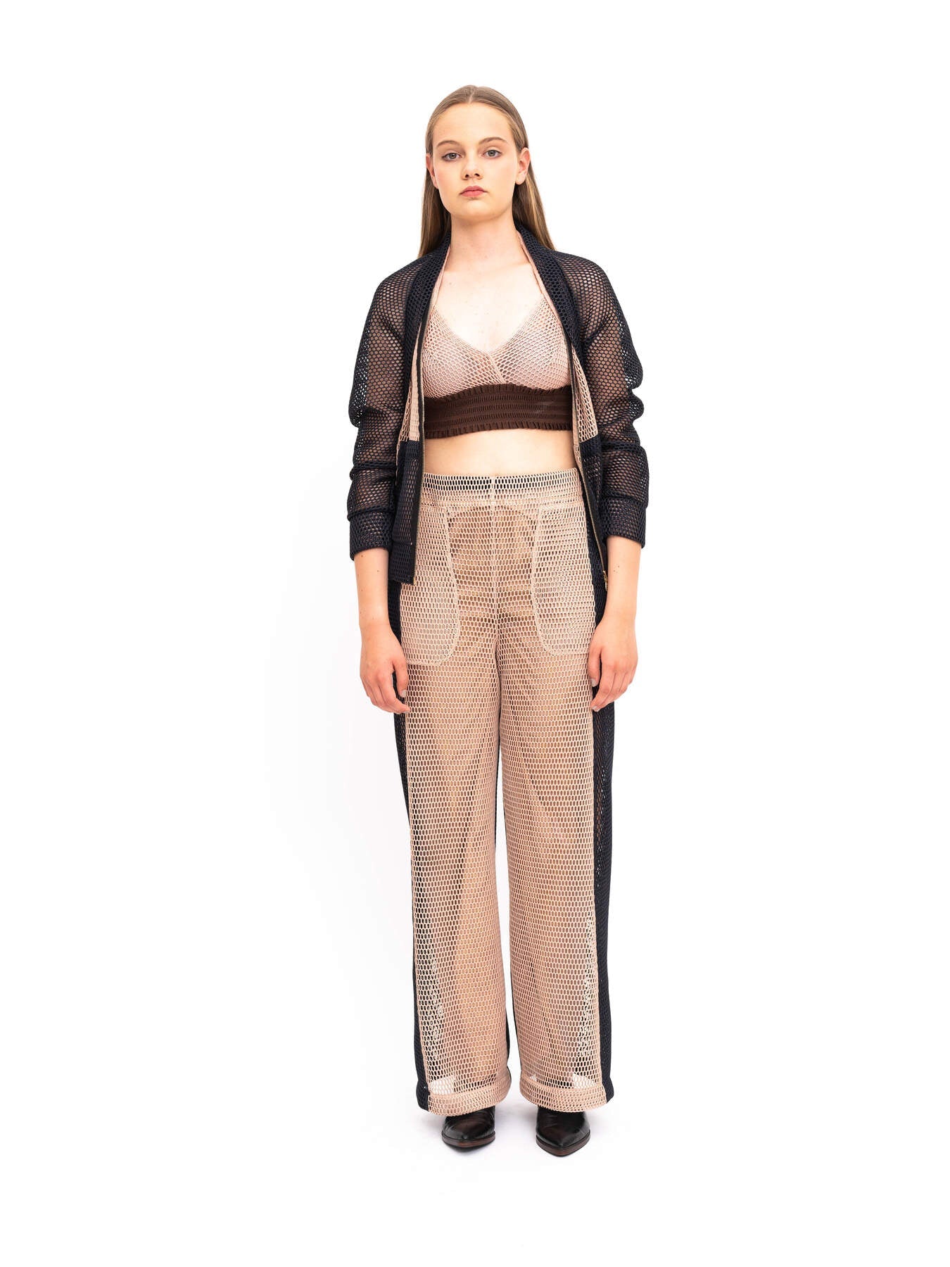 Pants Mesh Beige