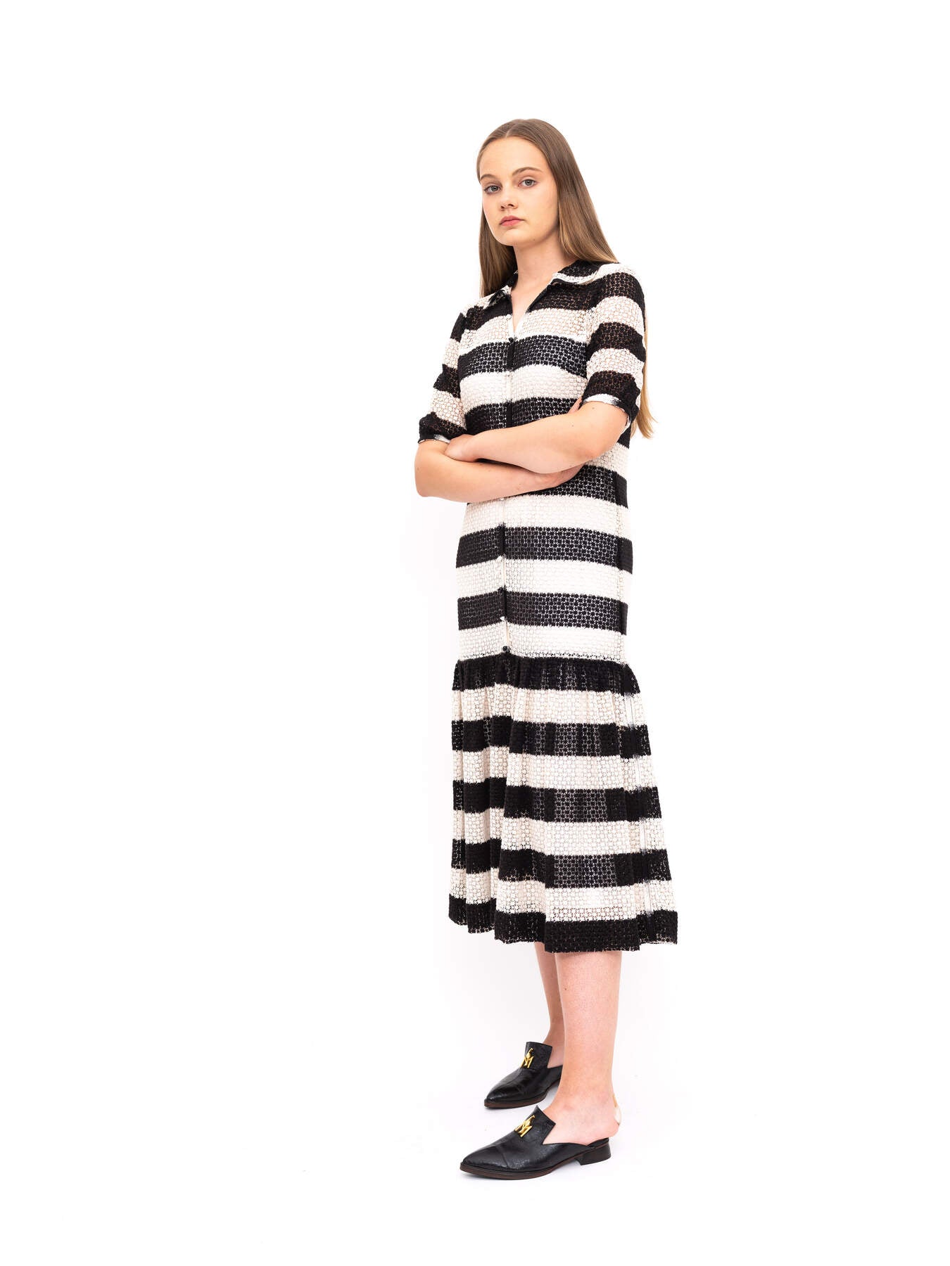 Dress Stripes Black White