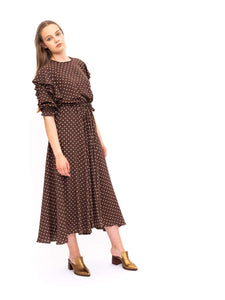 The brown hue Dress