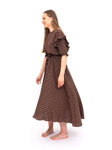 The brown hue Dress