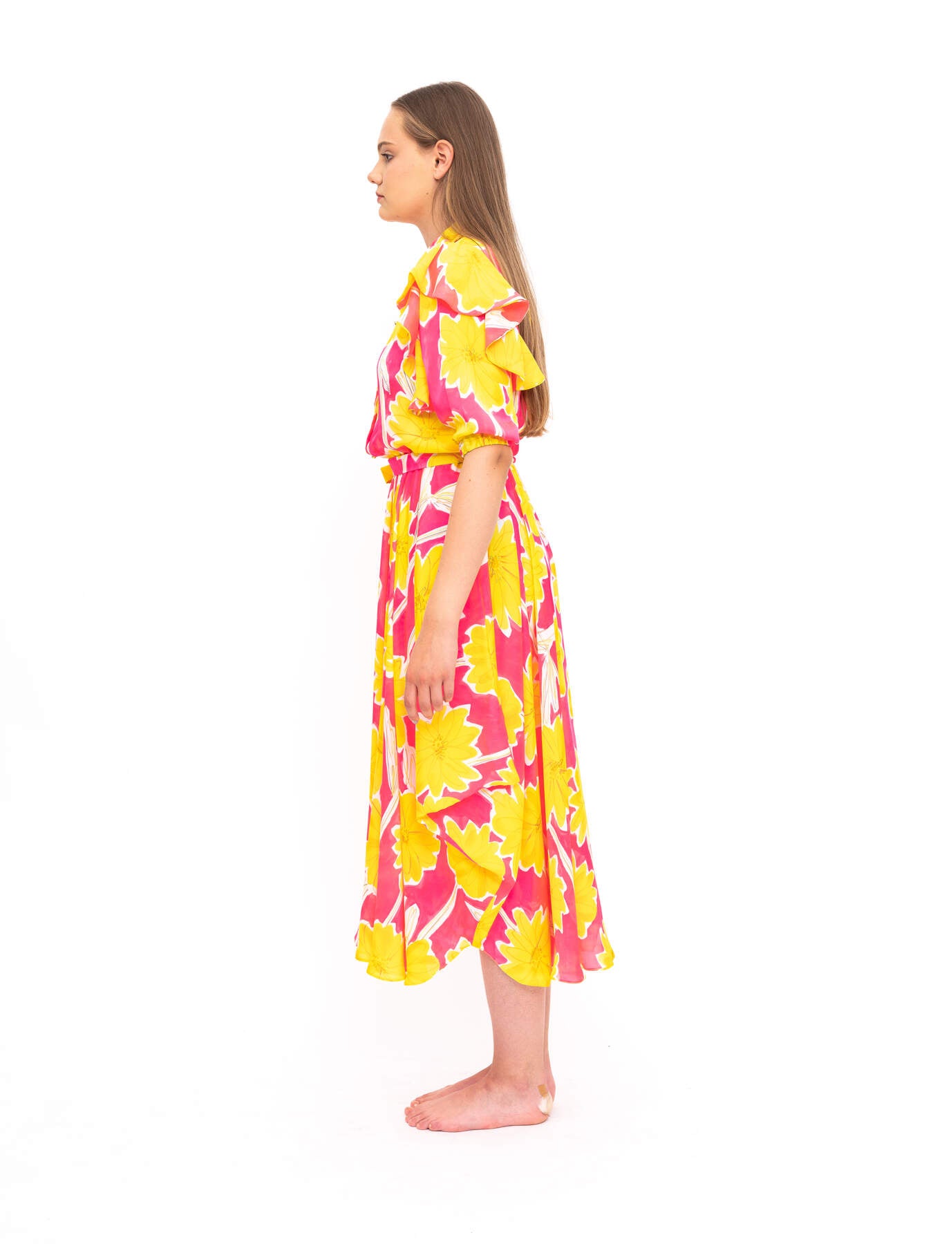 Dress Yellow Pink